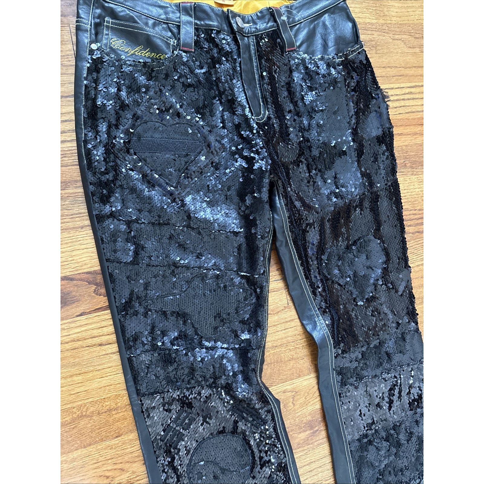 Whensmokeclears Whensmokeclears WSC SEQUIN PANTS Men’s Size 38 SEE PHOTOS! Size US 38 / EU 54 - 4 Thumbnail