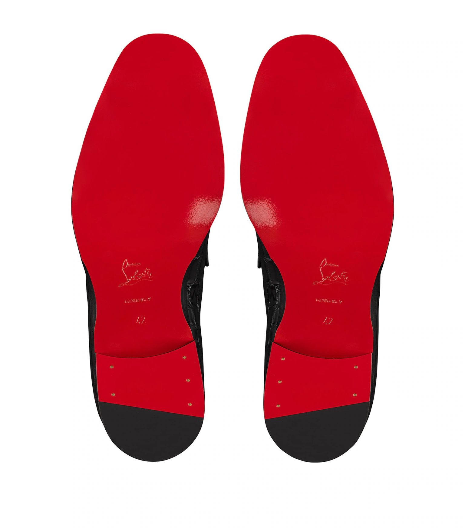 Christian Louboutin oc11z0625 Loafers in Black Size US 7.5 / EU 40-41 - 6 Thumbnail