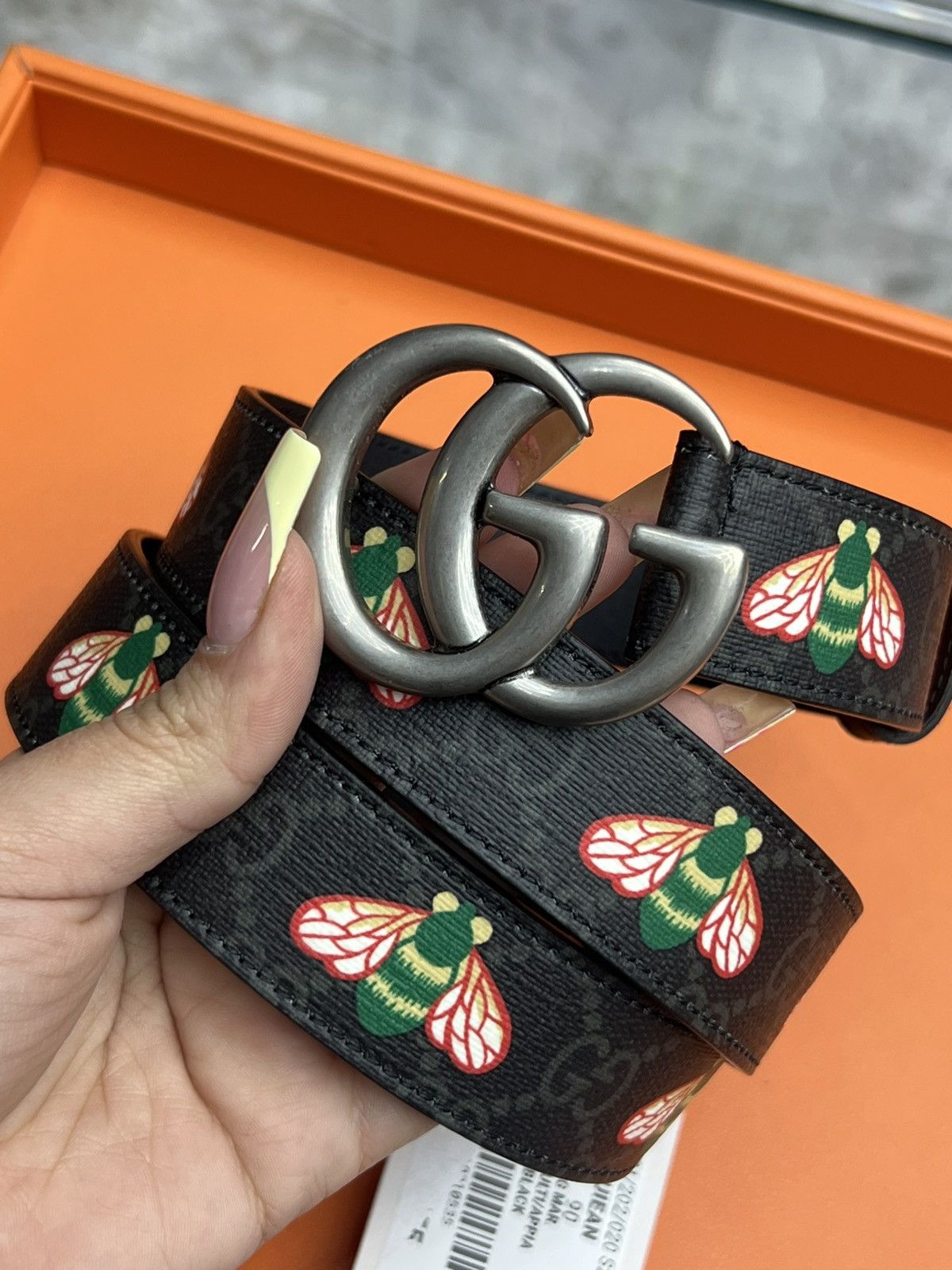 Gucci Gucci Bee Belt Size 36 - 2 Thumbnail