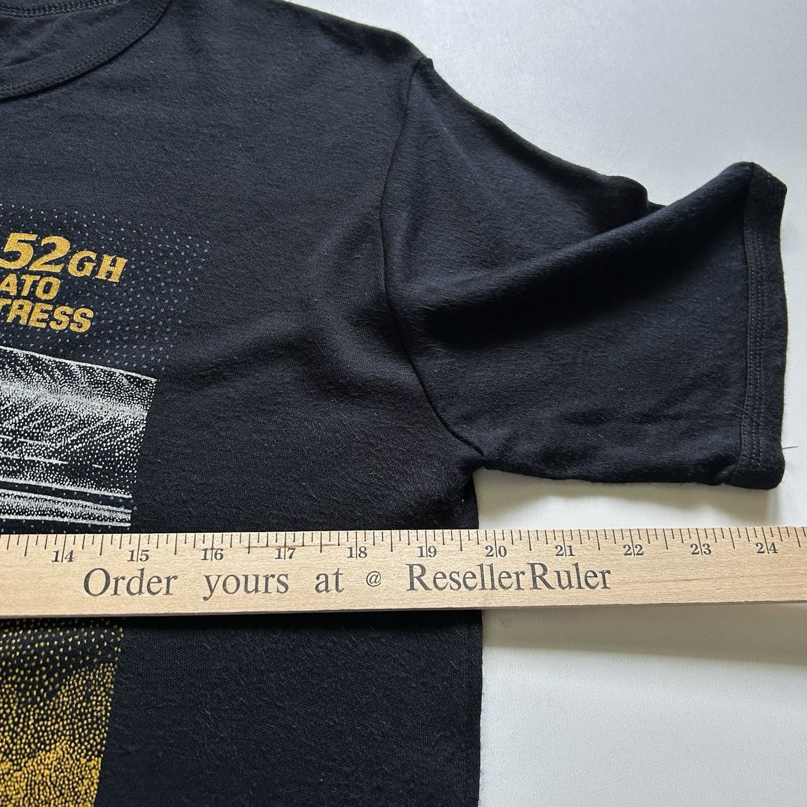 Vintage Vintage 80s Airplane Air Force Art Shirt Medium Faded Black Size US M / EU 48-50 / 2 - 3 Thumbnail