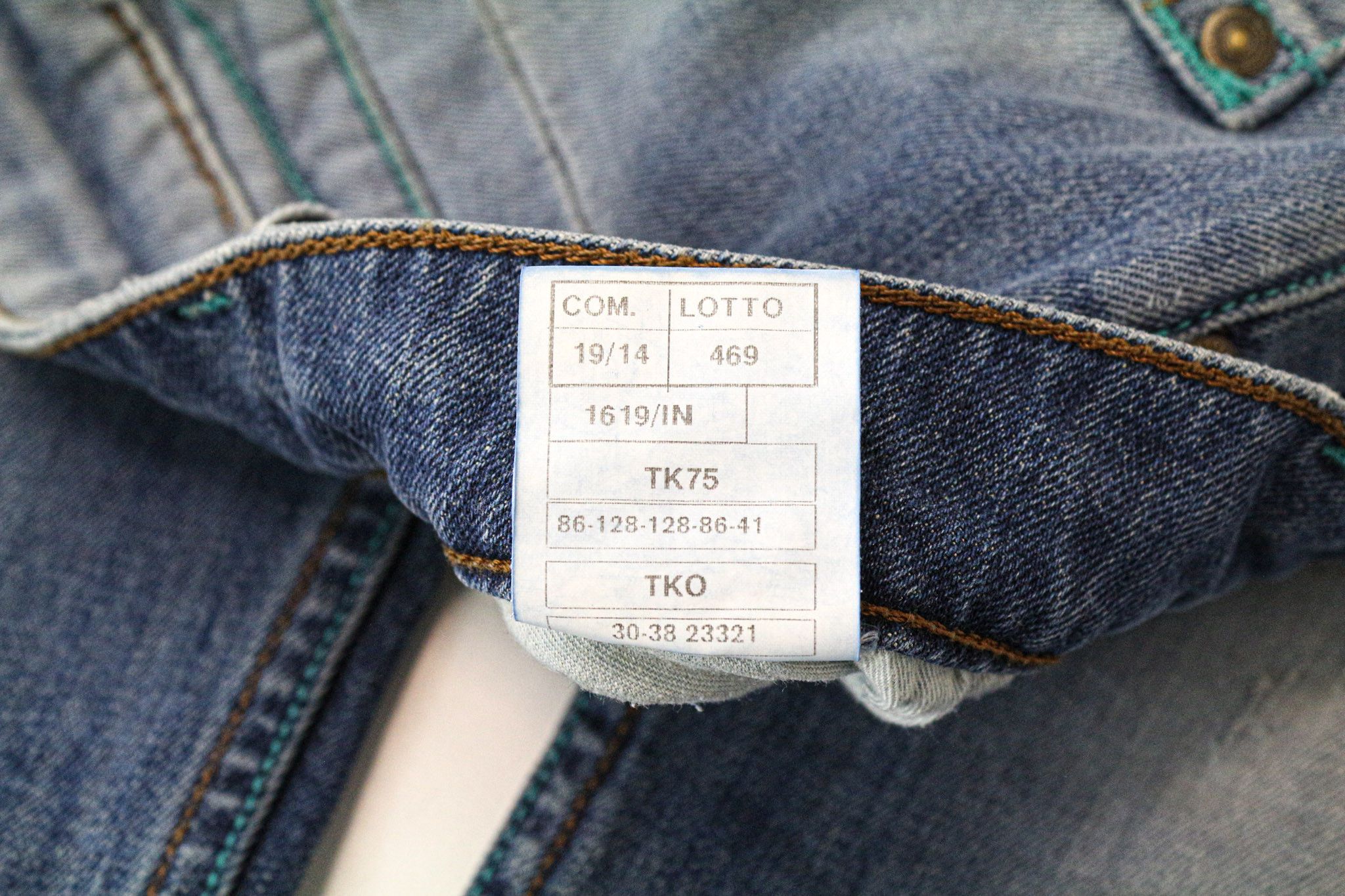 Takeshy Kurosawa TK75 W30 Blue Slim Distressed Stretch Jeans 75906 Size US 30 / EU 46 - 6 Thumbnail