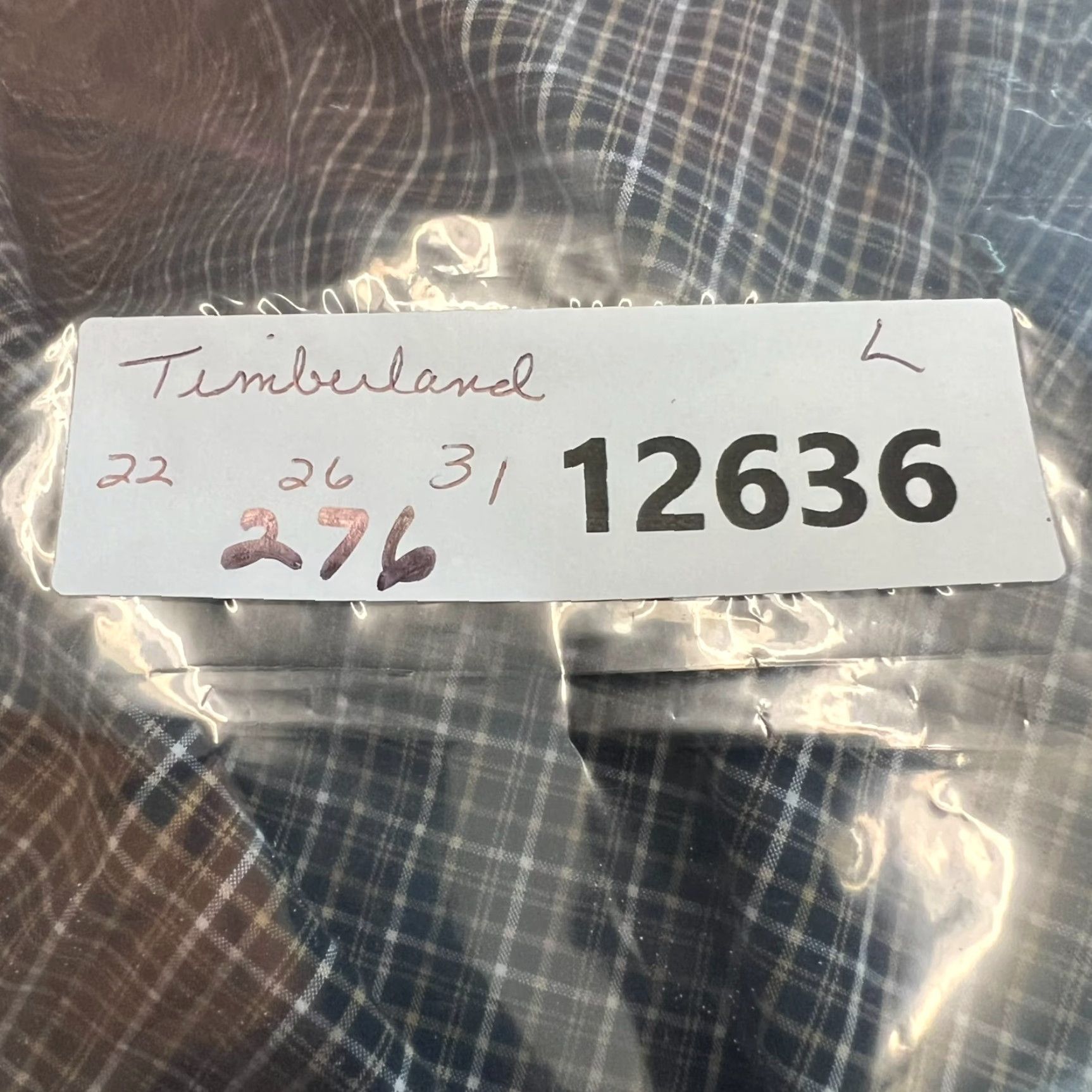 Timberland Timberland Long Sleeve Checked Button-Up Shirt Mens Size L Slim Fit Multicolor Outdoor Size US L / EU 52-54 / 3 - 7 Thumbnail