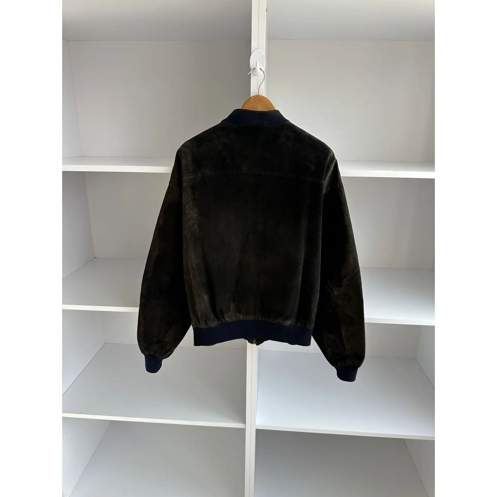 VTG Chevignon Airport Club Leather Bomber Jacket