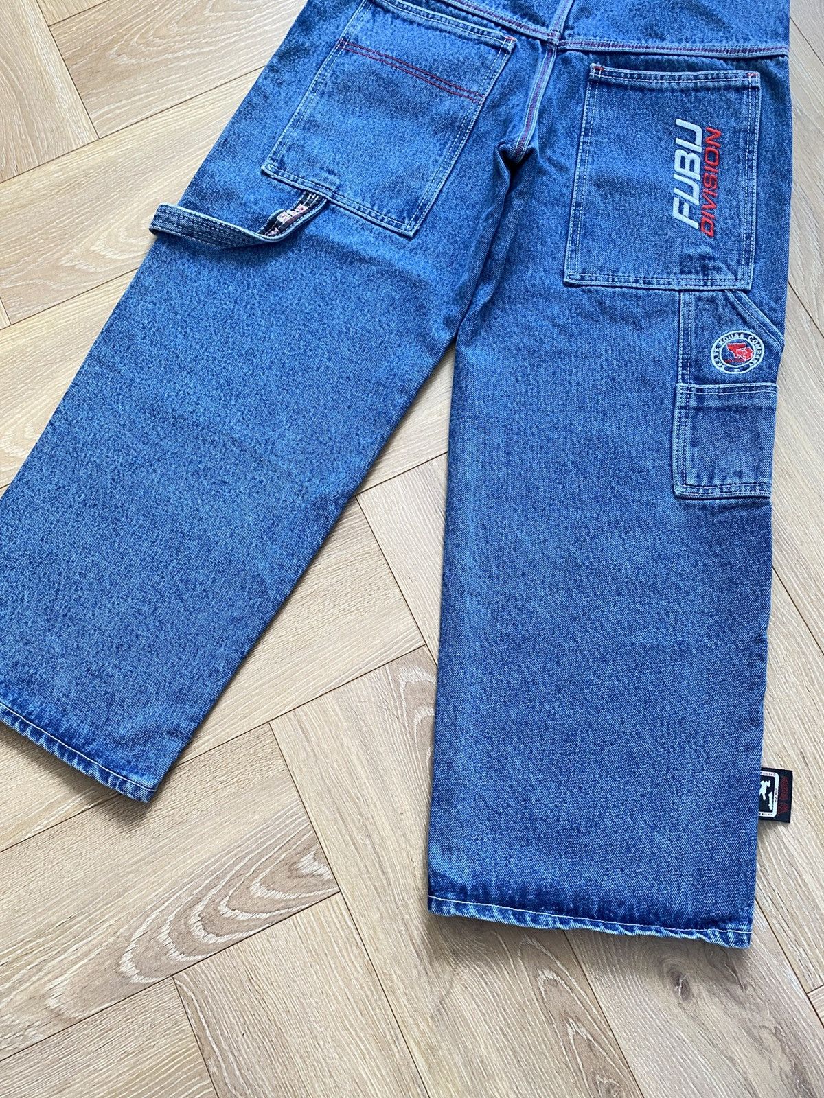 Fubu × Vintage Fubu Vintage Y2k Denim Jeans Pants Trousers Hiphop Drip Swag Size 26" / US 2 / IT 38 - 7 Thumbnail