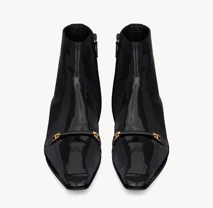 Saint Laurent Paris oc11z0126 800641 Milton Boots in Patent Leather in Black Size US 13 / EU 46 - 2 Thumbnail