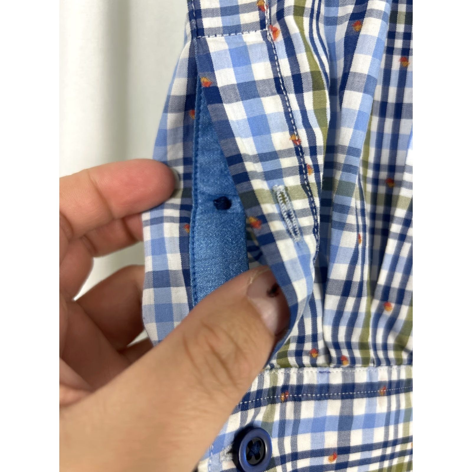 Robert Graham Robert Graham Button-Up Mens XL Blue Striped Paisley Classic Fit Long Sleeve Shirt Size US XL / EU 56 / 4 - 4 Thumbnail