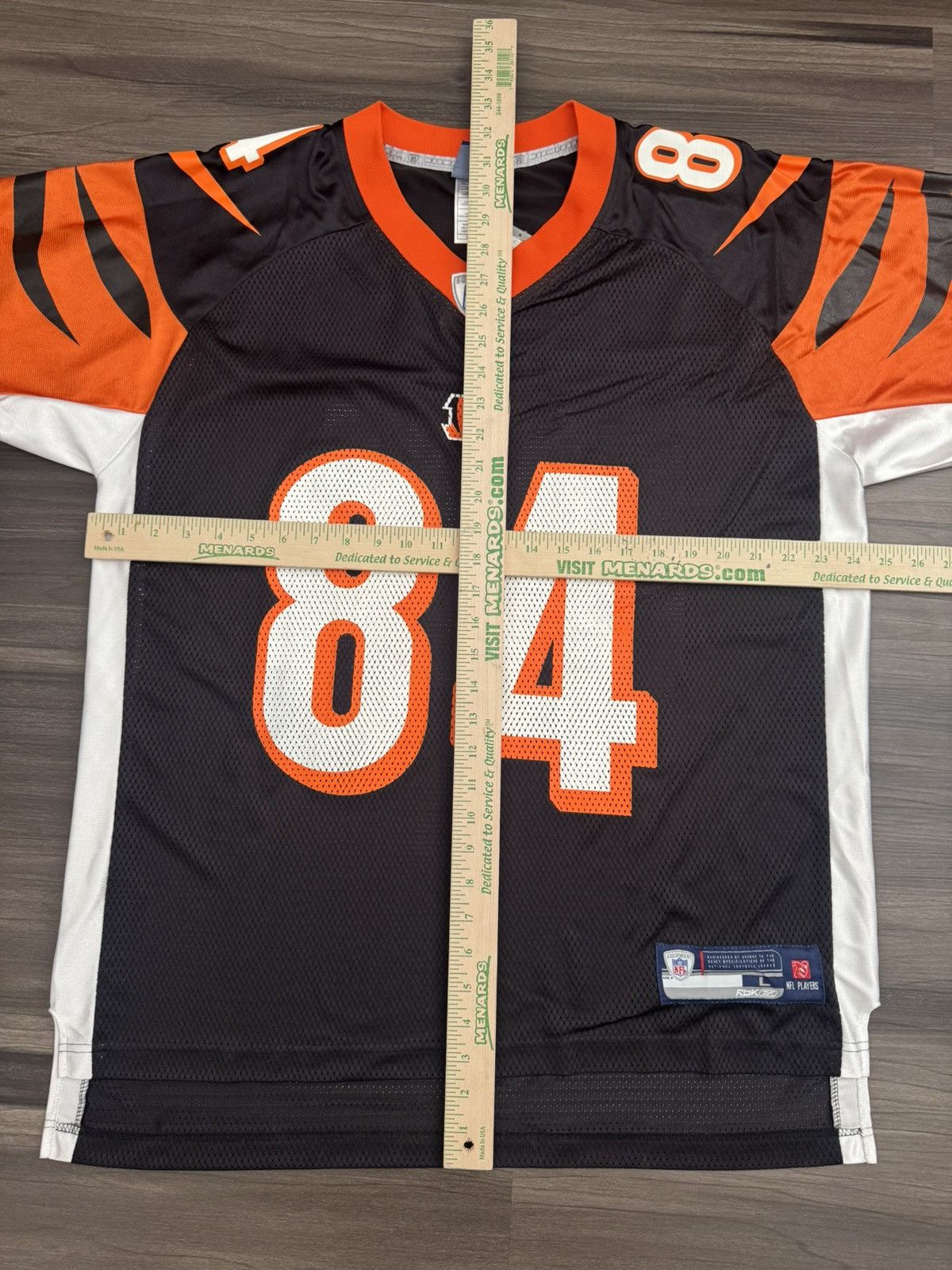Reebok Jermaine Gresham #84 Cincinnati Bengals NFL On Field Jersey Size US L / EU 52-54 / 3 - 8 Thumbnail