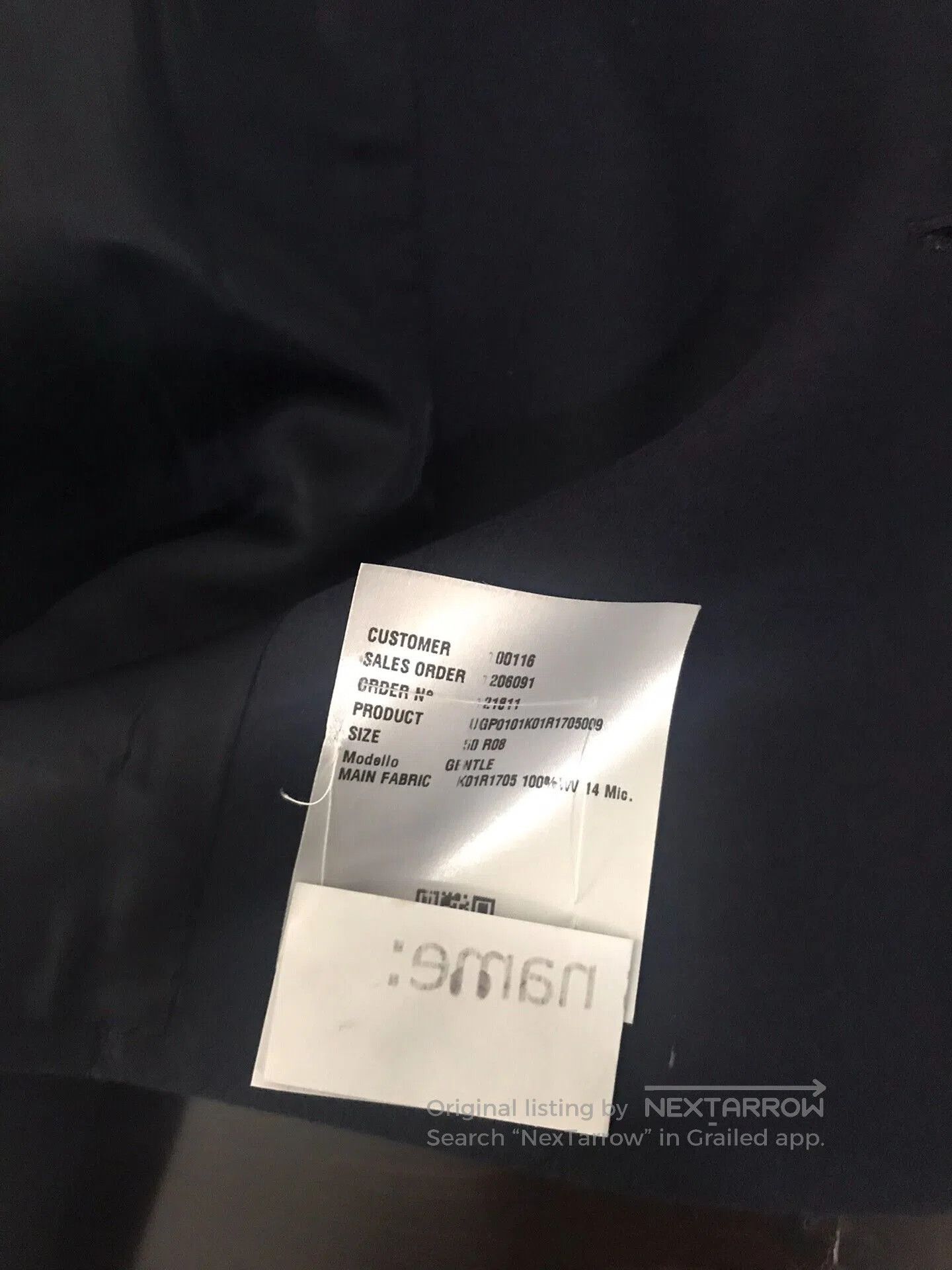 Ermenegildo Zegna luxury navy wool coat for men. Size US L / EU 52-54 / 3 - 8 Thumbnail