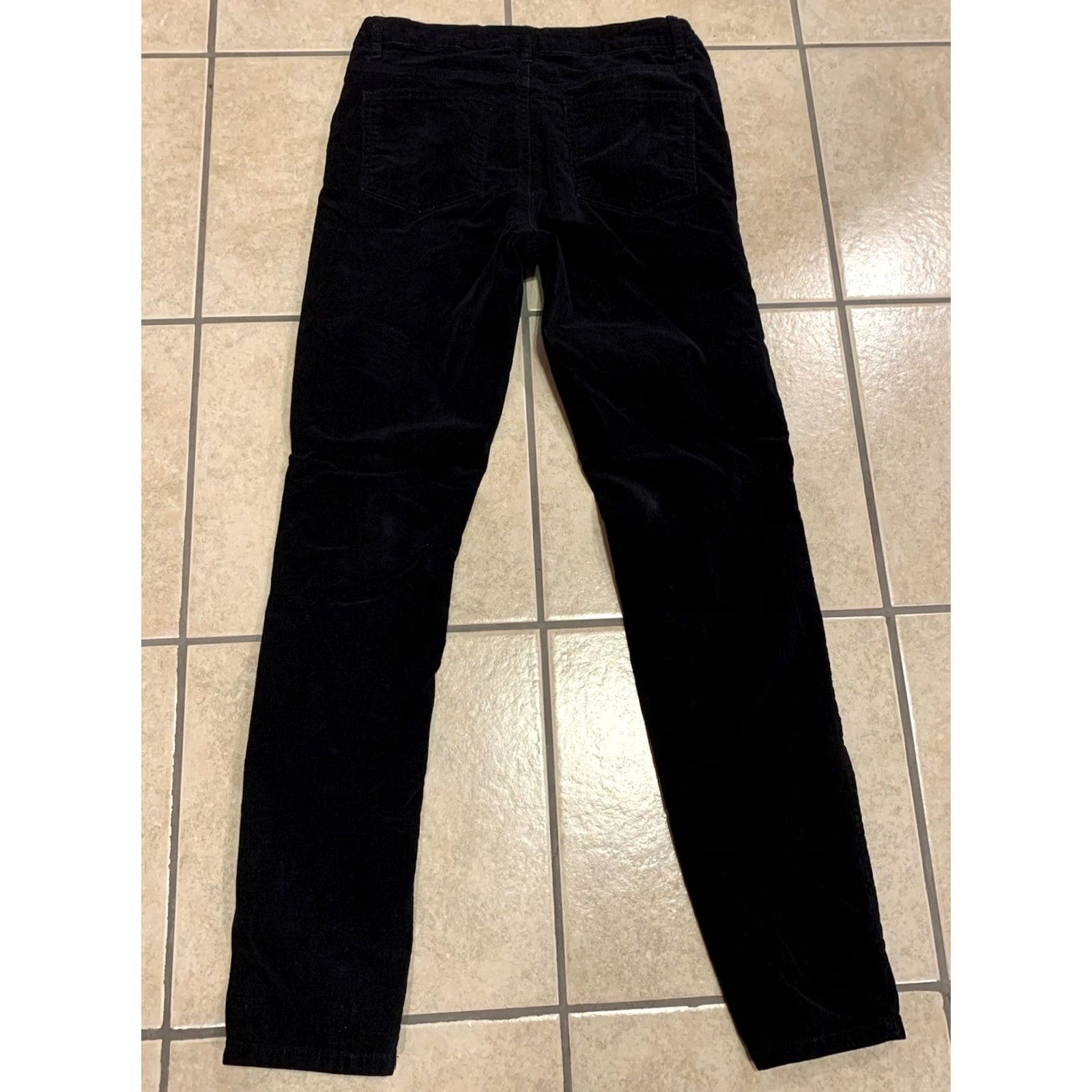 Velvet Buffalo Buffalo Jeans Womens 4/27 Black Mid Rise Velvet Skinny Pants 27x29 XS? Size 27" / US 4 / IT 40 - 7 Thumbnail