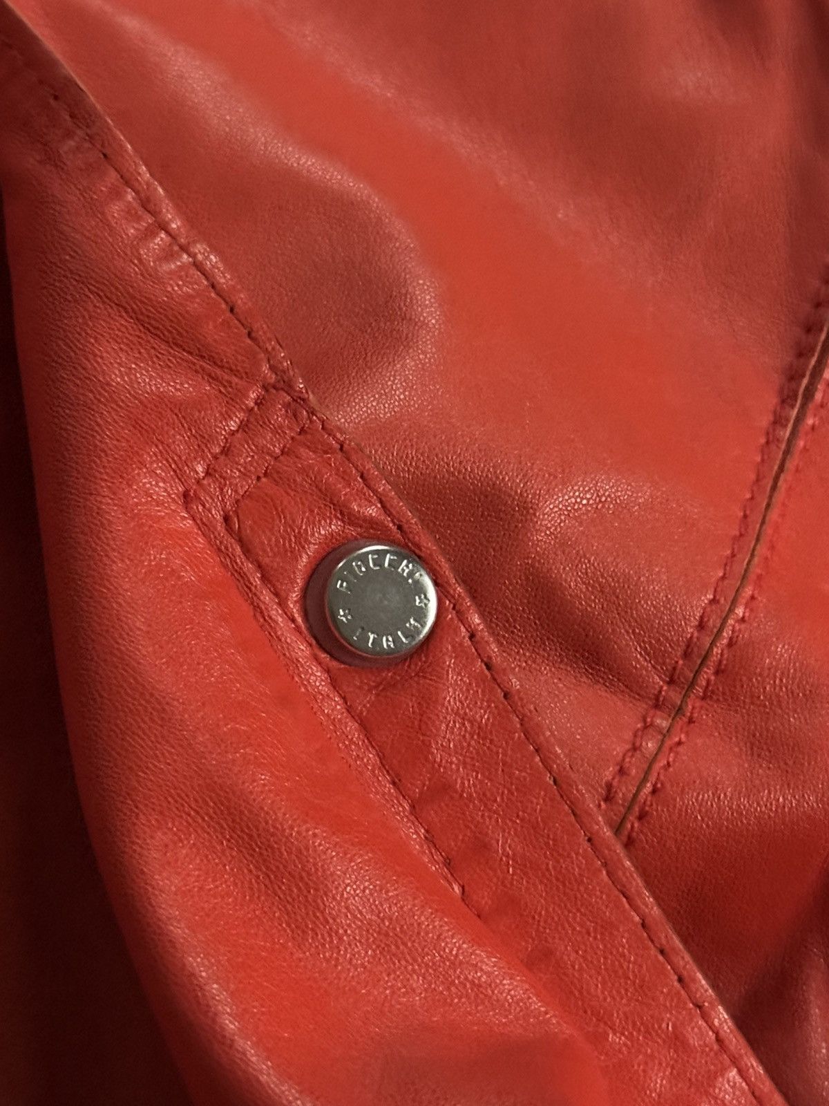 Genuine Leather Sylvie Schimmel 40size france 🇫🇷 leather Avantgarde jacket Size M / US 6-8 / IT 42-44 - 11 Thumbnail