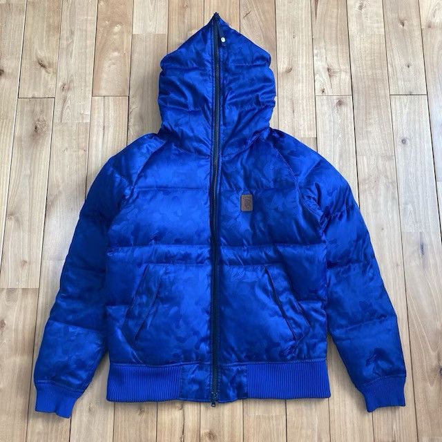 Bape BAPE Solid camo full zip hoodie puffer down jacket APE NIGO Size US S / EU 44-46 / 1 - 2 Thumbnail