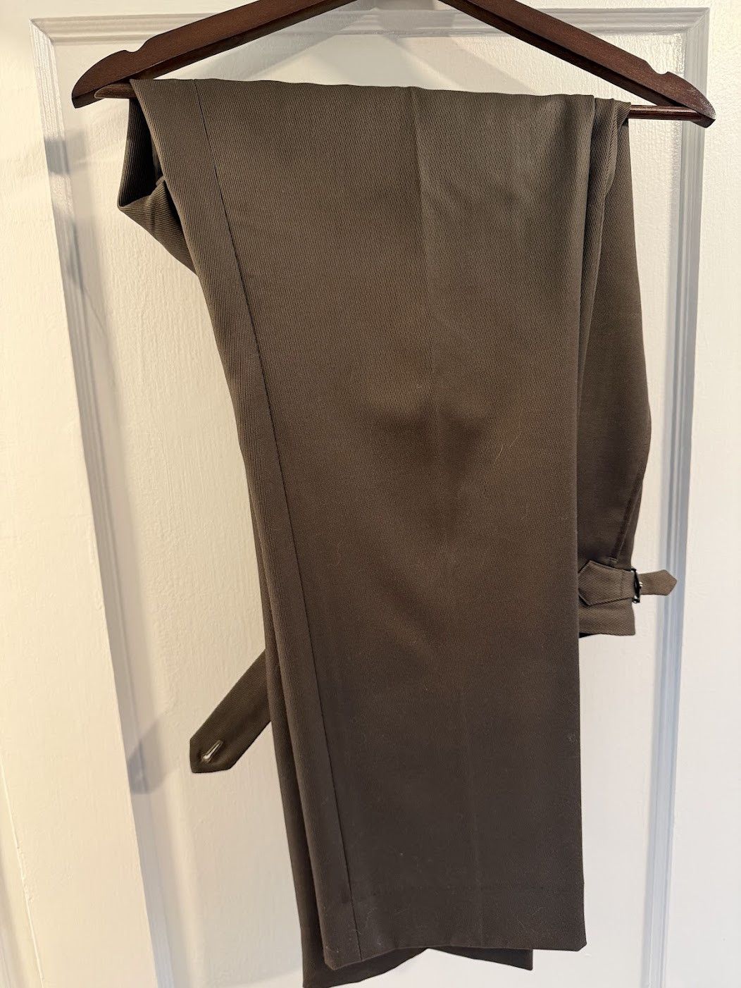 Spier & Mackay Spier & Mackay Sartorial Dark Olive Wool Trousers Size US 36 / EU 52 - 4 Thumbnail