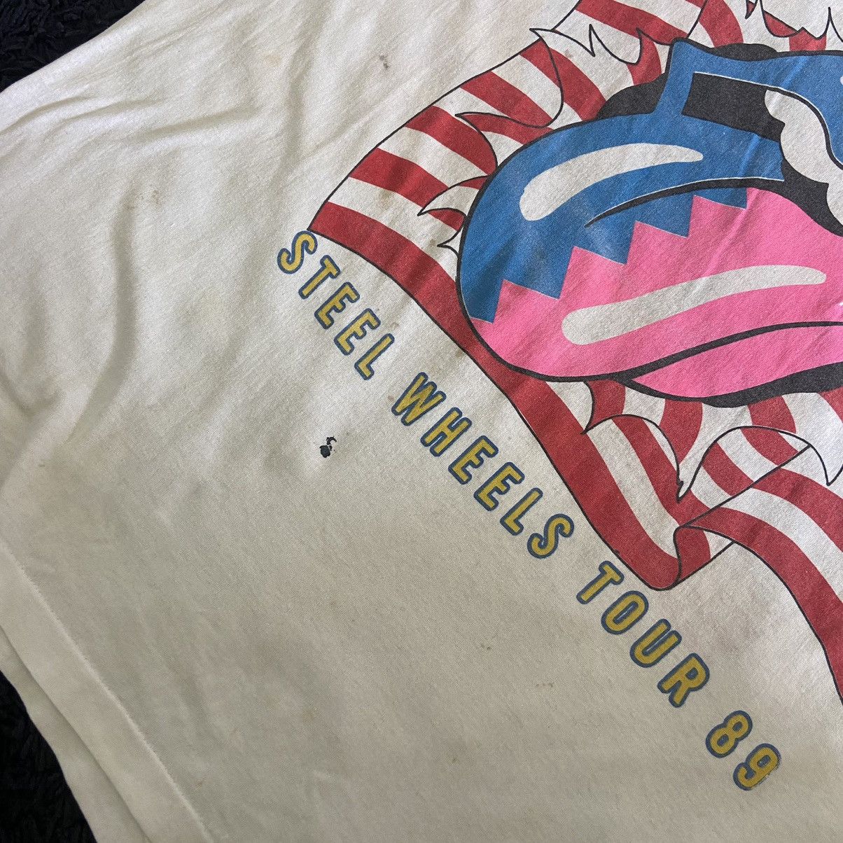 Vintage Vintage Rolling Stones Steel Wheels Tour ‘89 Size US XL / EU 56 / 4 - 5 Thumbnail
