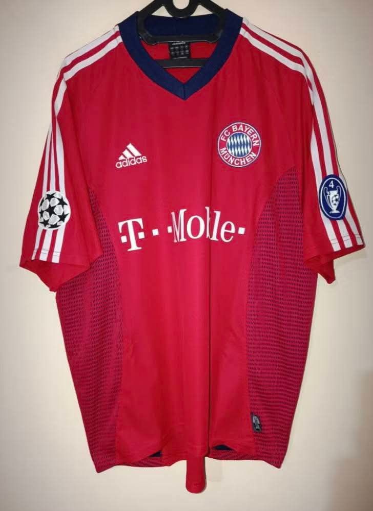Adidas Bayern Munich Home 2002 original size L Size US L / EU 52-54 / 3 - 1 Thumbnail