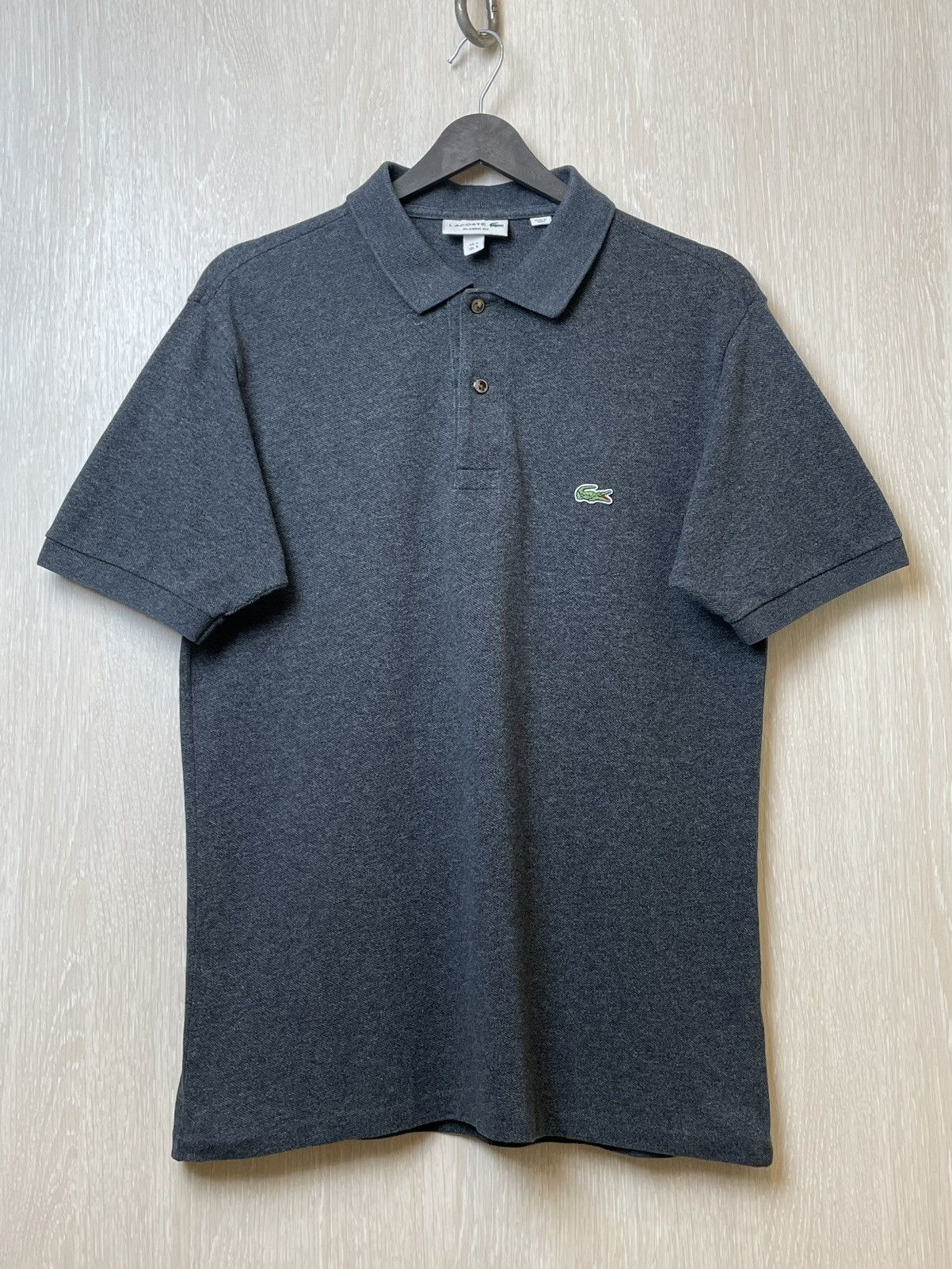 Lacoste × Vintage Navy Blue Lacoste Polo Shirt Size US M / EU 48-50 / 2 - 1 Thumbnail