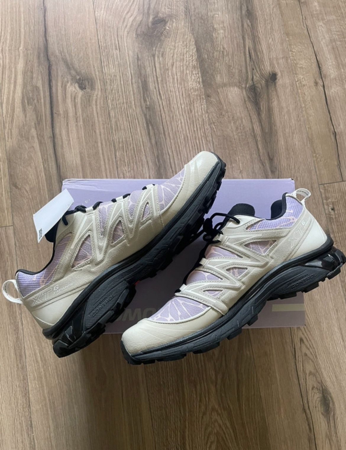 Salomon × Vintage Salomon x Bonesoda XT6 Bonabons Lilac/Black Size US 11.5 / EU 44-45 - 3 Thumbnail