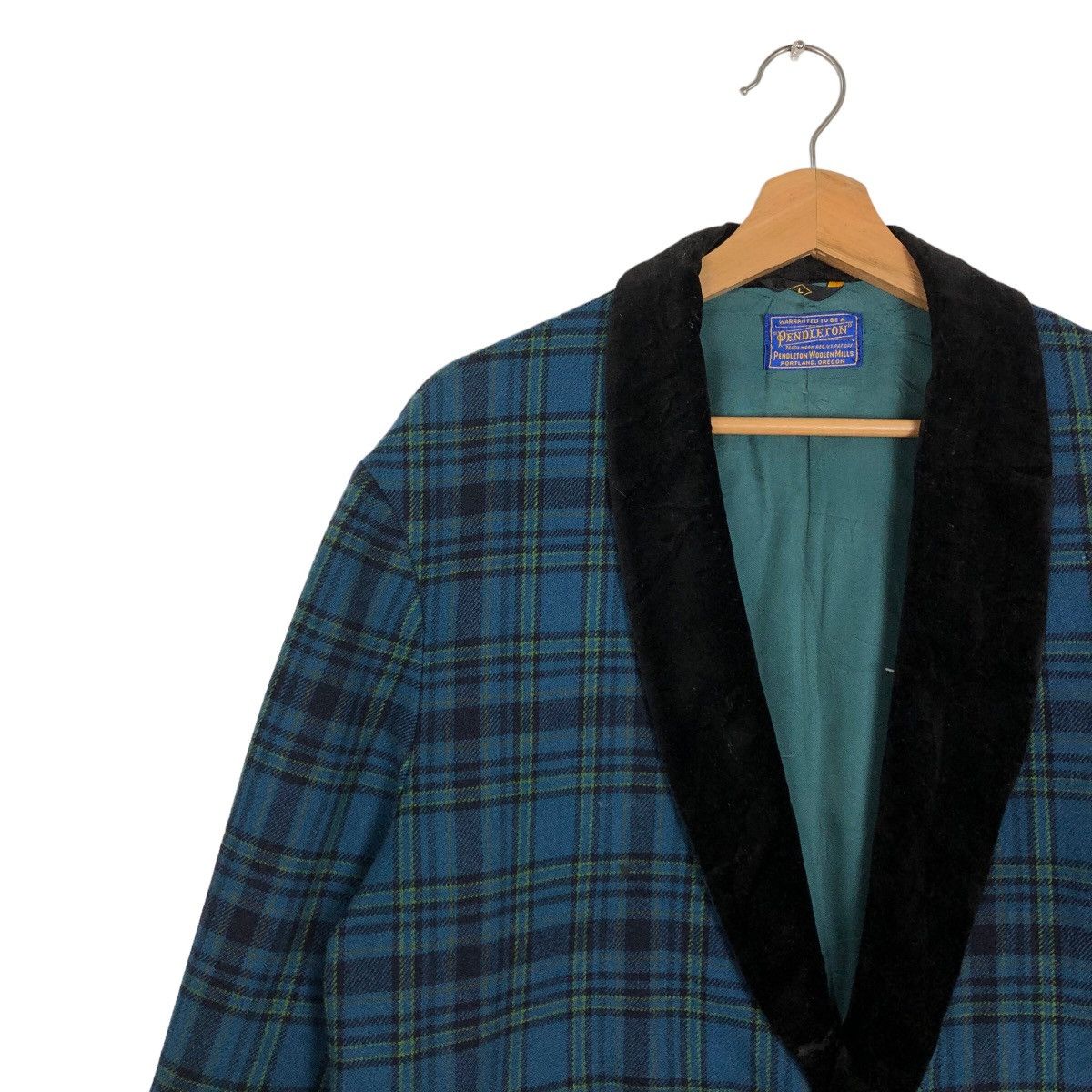 Japanese Brand 🔥90’s Double Breast Chore Work Jacket Tartan Design Size US M / EU 48-50 / 2 - 7 Thumbnail