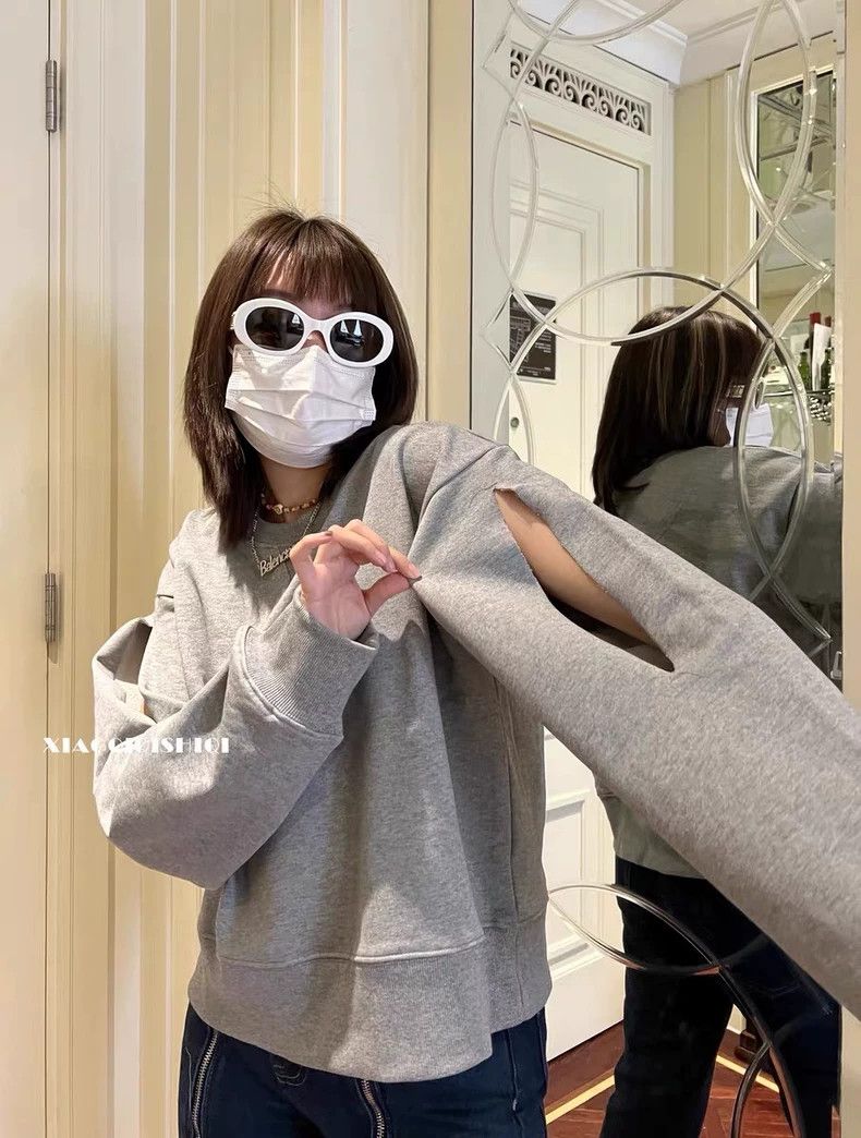 Maison Margiela Maison Margiela Knife-cut sweatshirt Size S / US 4 / IT 40 - 1 Thumbnail
