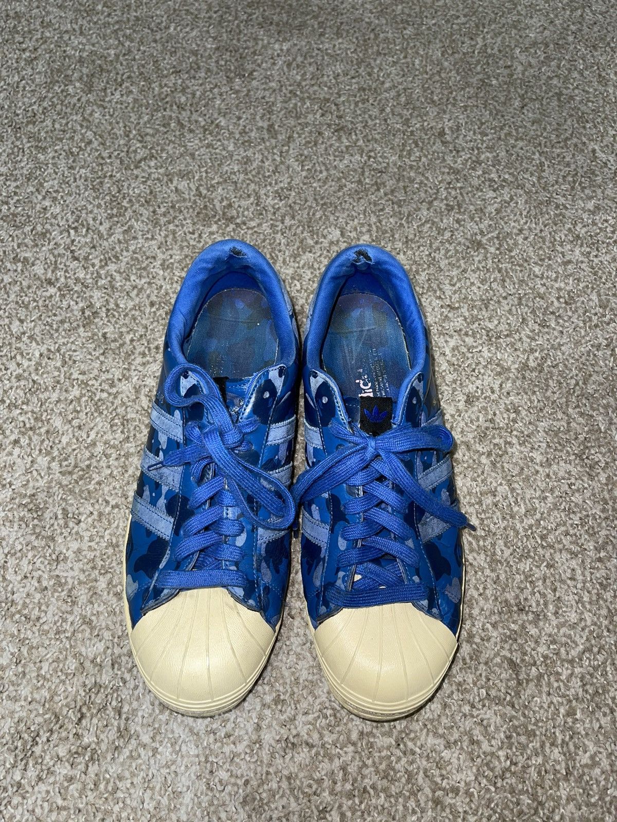 Adidas Bape x Undefeated Adidas Superstar Size US 10.5 / EU 43-44 - 2 Preview