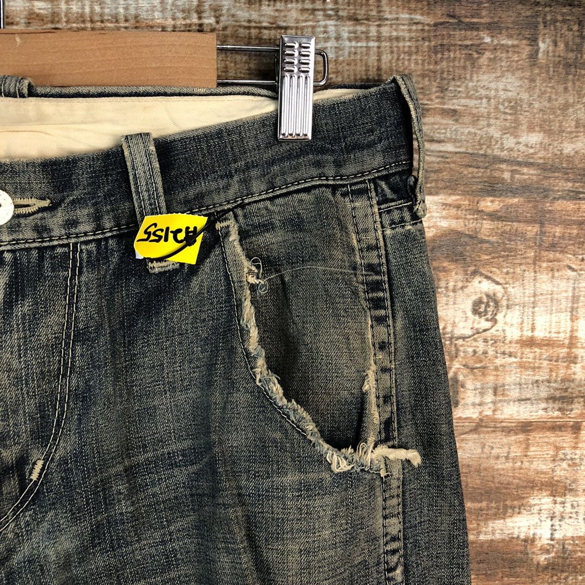 Levi's Levis vintage Black Distressed Denim Pants #A2155 Size US 30 / EU 46 - 8 Thumbnail