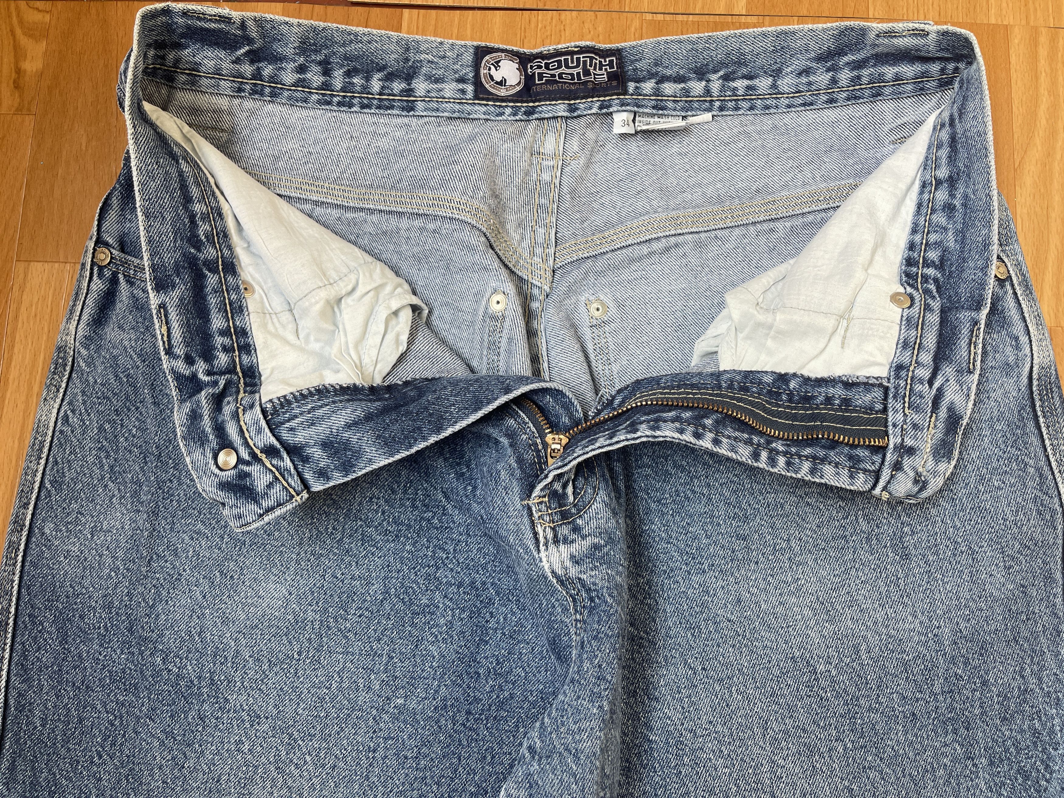 Southpole Southpole jeans, baggy vintage South Pole 90s hip hop Y2K 34 Size US 34 / EU 50 - 13 Thumbnail