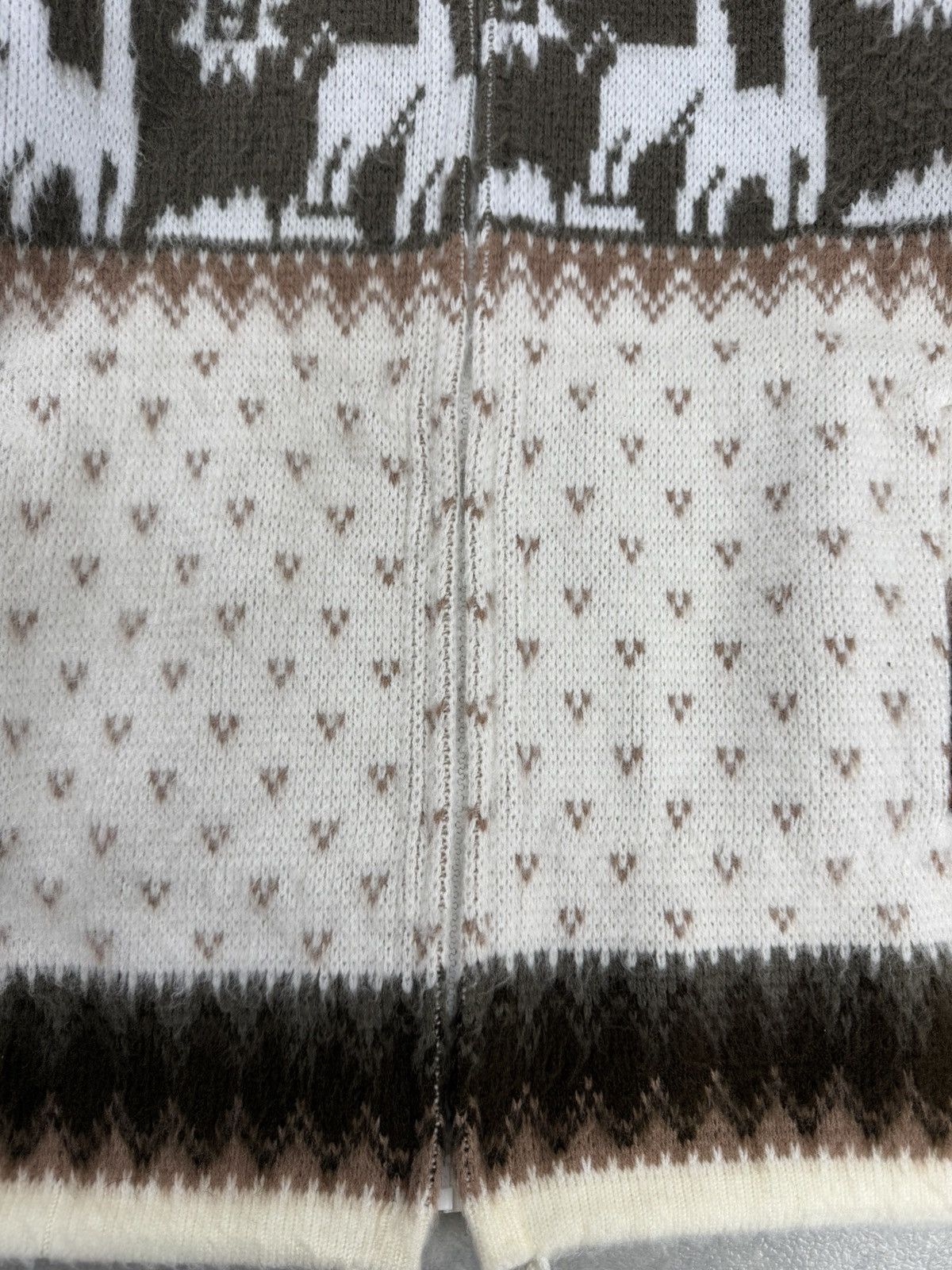 Other Tejidos Ruminahui Ecuador Llama Pattern Wool Hoodie M Size US M / EU 48-50 / 2 - 4 Thumbnail