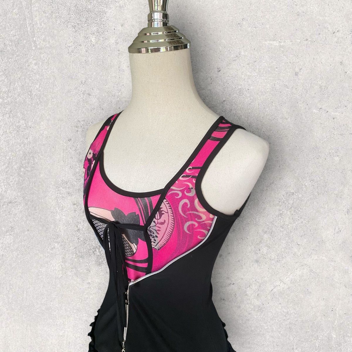 Jean Paul Gaultier JPG Zip Up Sheer Mesh Dress Size S / US 4 / IT 40 - 3 Thumbnail