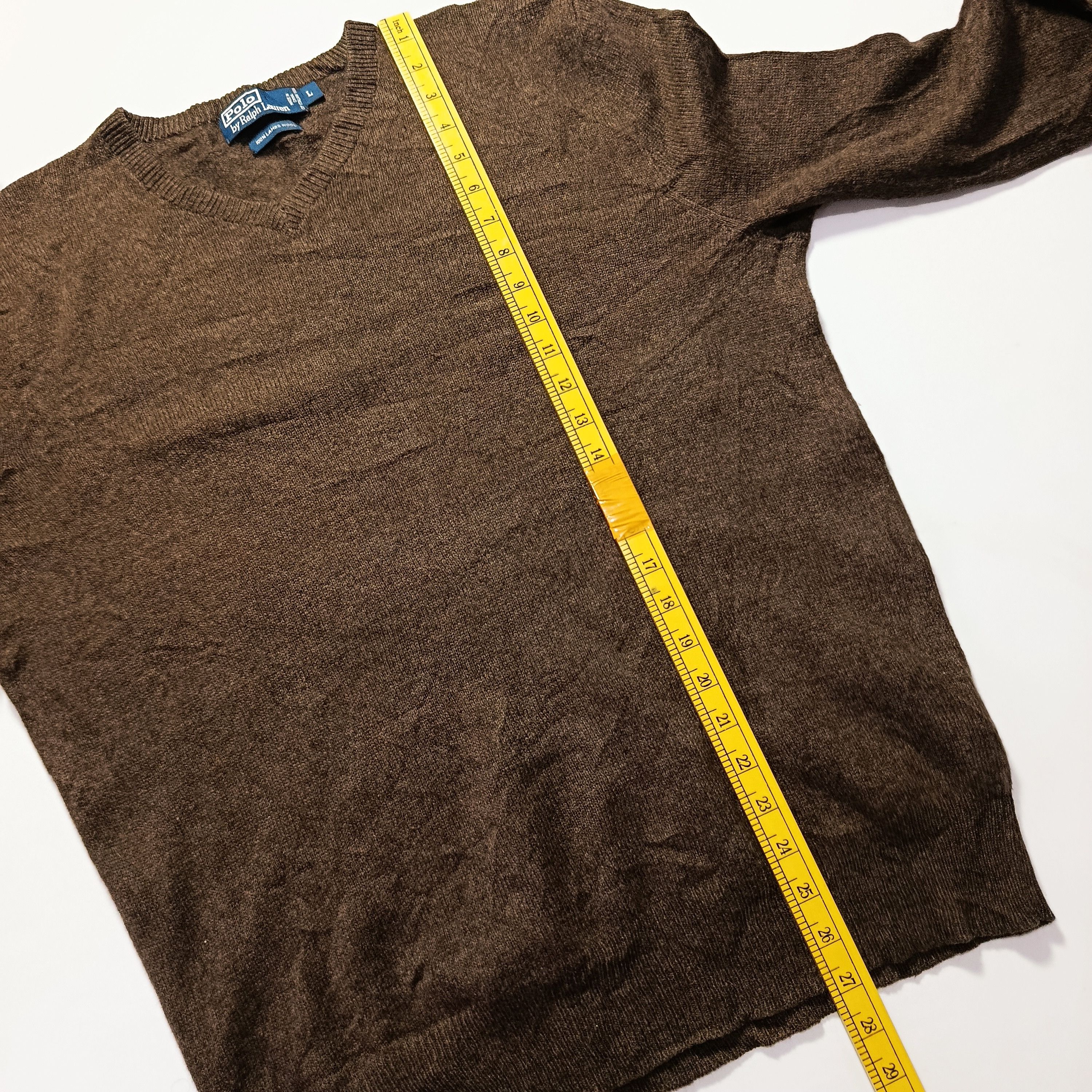 Polo Ralph Lauren Vintage Polo Ralph Lauren Lambswool Sweater Size US L / EU 52-54 / 3 - 8 Thumbnail