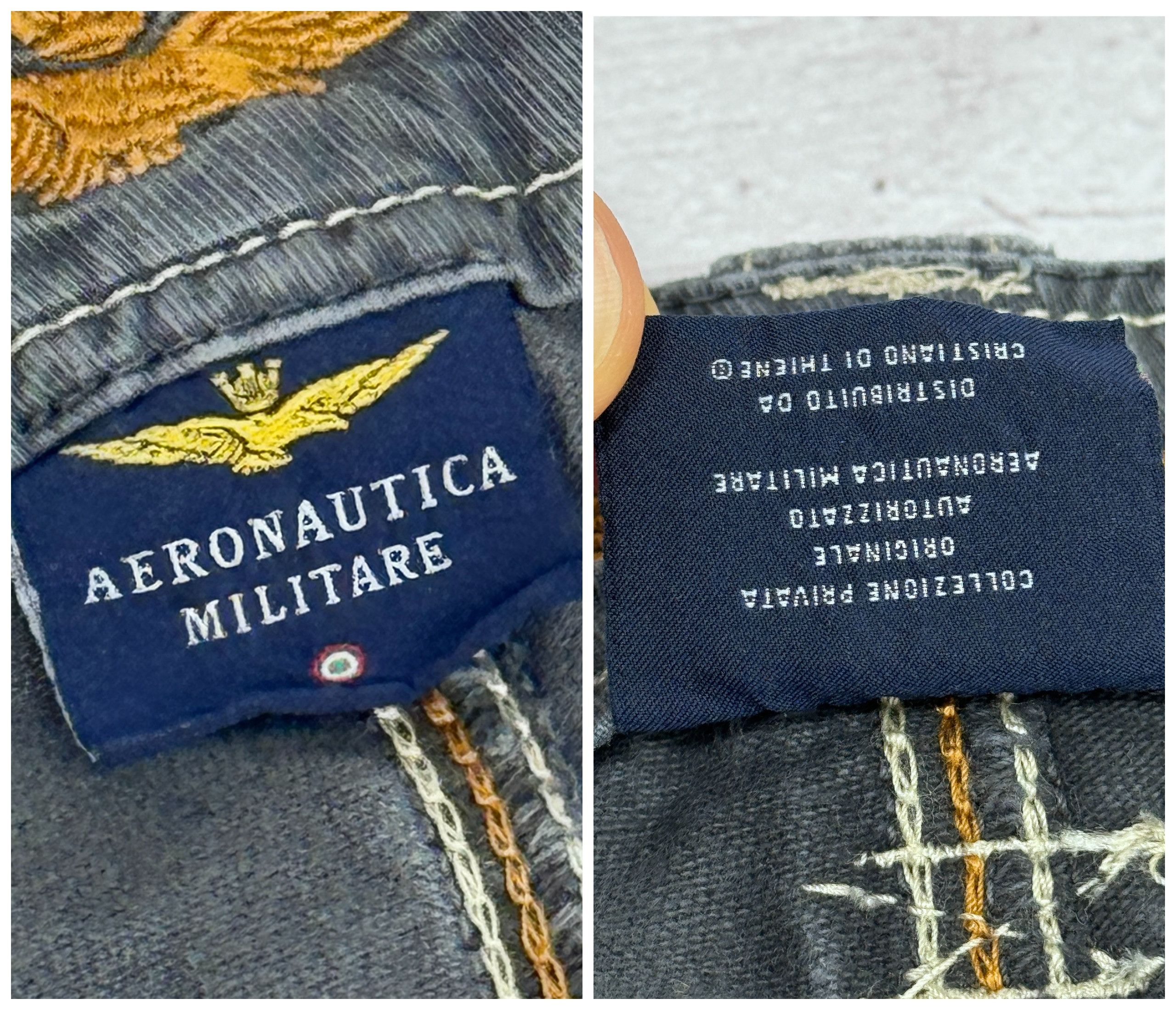 Aeronautica Militare Cargo Pants Trousers Multipocket