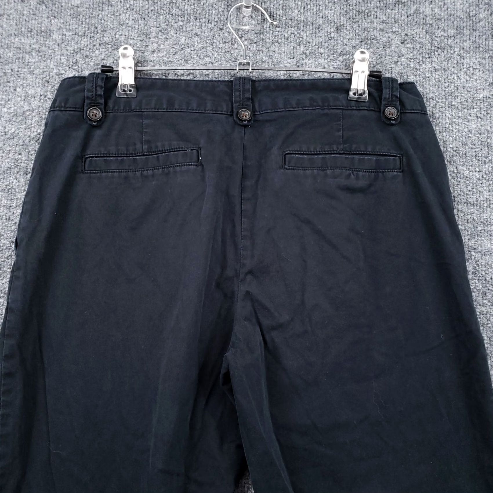 Banana Republic Banana Republic Pants Womens 4 Black Chino Mid Rise Tapered Flat Front Pants Womens 4 Black Banana Republic Chino Straight Leg Casual Formal Business Size 27" / US 4 / IT 40 - 7 Thumbnail