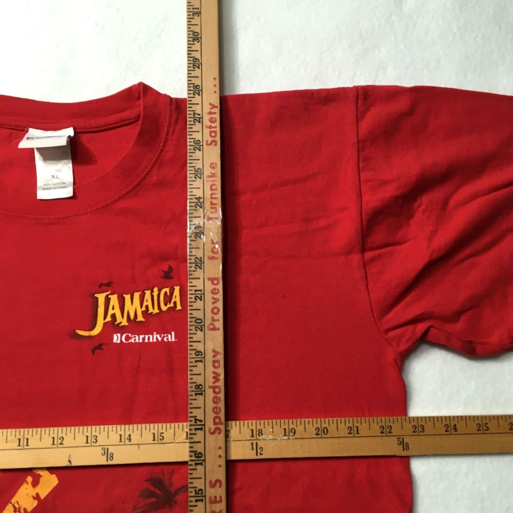 Paradise CARNIVAL Jamaica T-Shirt XL RED Graphic DRUMS PLMS PARADISE Size US XL / EU 56 / 4 - 4 Thumbnail