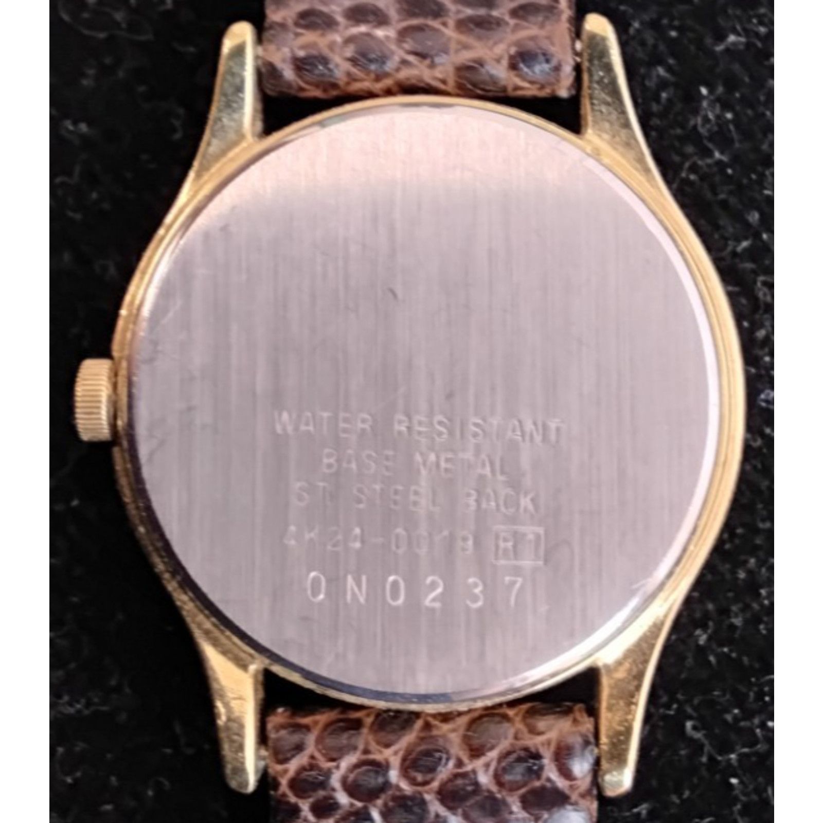 Seiko Seiko Quartz Moon Phases Wrist Watch Ladies Brown Lizard Size ONE SIZE - 7 Thumbnail