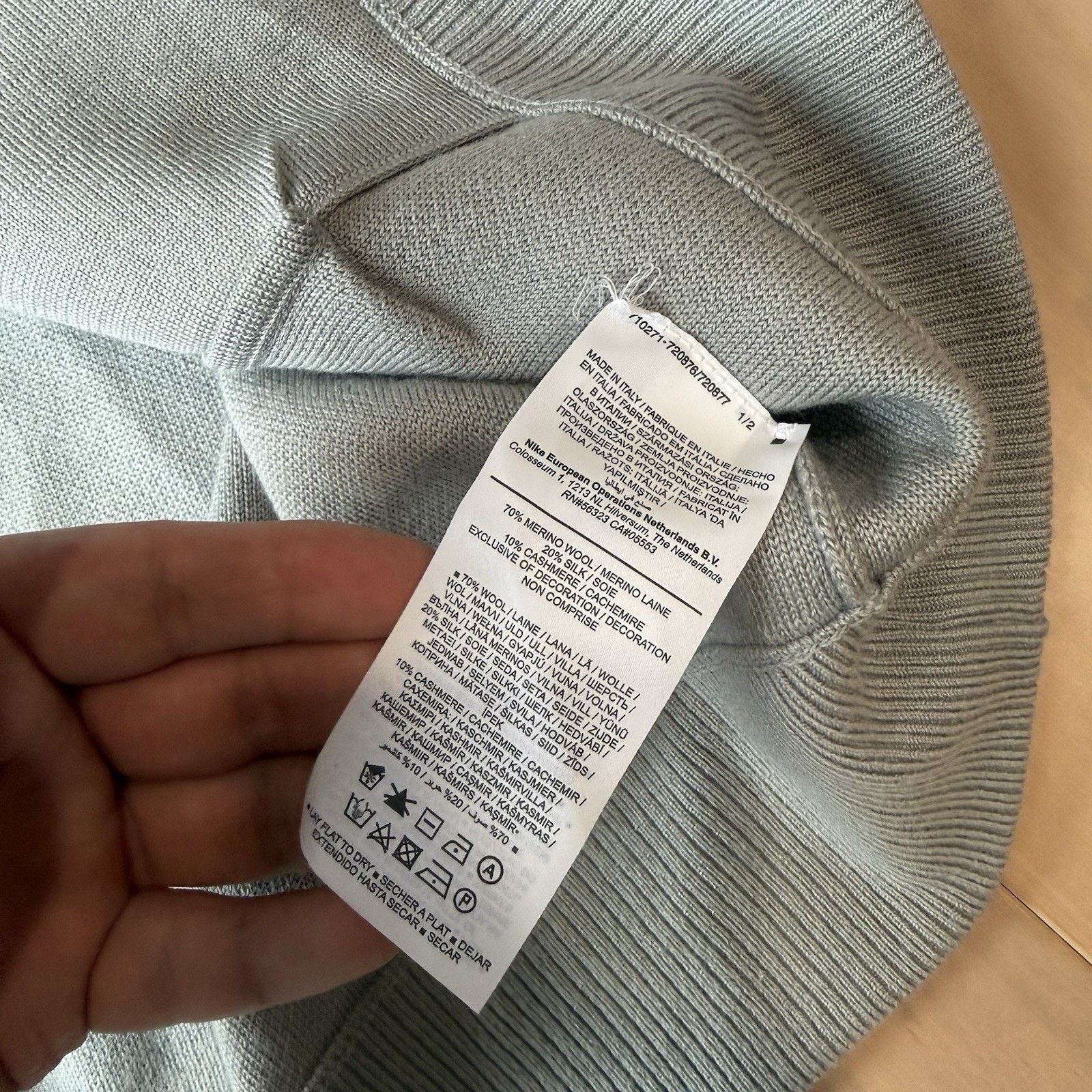 Nike Nike ESC Lightweight Jacket Women's Medium Gray Wool Size M / US 6-8 / IT 42-44 - 6 Thumbnail