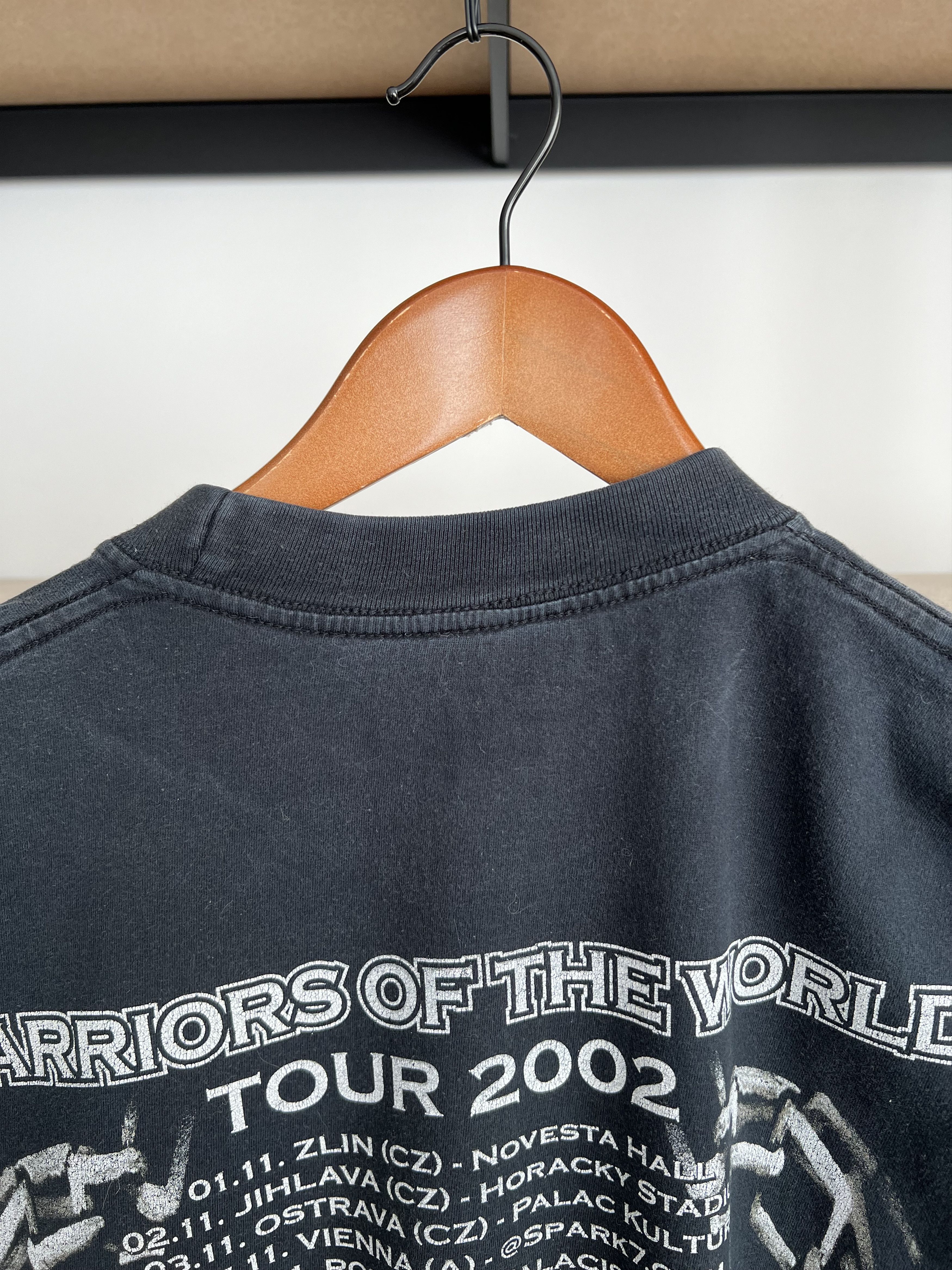Band Tees Vintage 2002 Manowar Warriors of the World Tour T-shirt Size US L / EU 52-54 / 3 - 20 Thumbnail