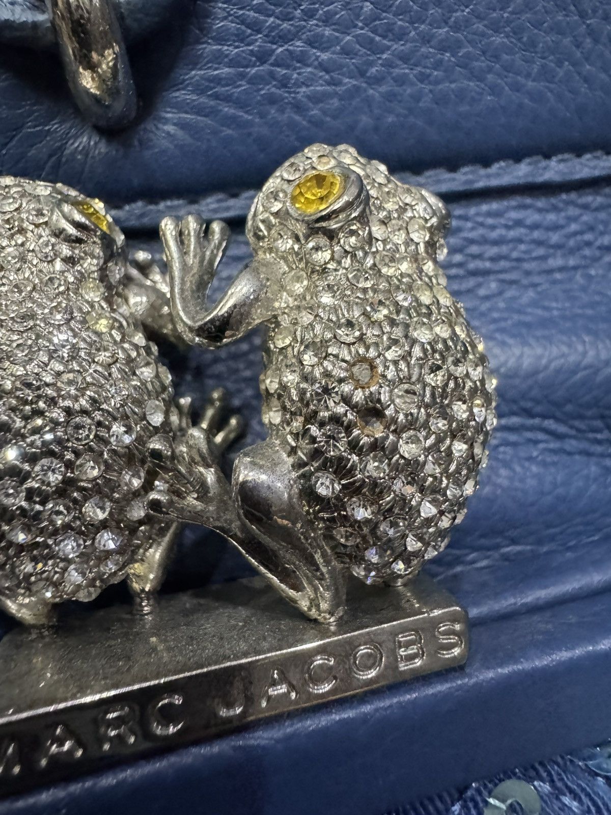 Marc Jacobs MARC JACOBS GLITTER ROBERT SEQUIN FROG BIJOU BAG Size ONE SIZE - 8 Thumbnail
