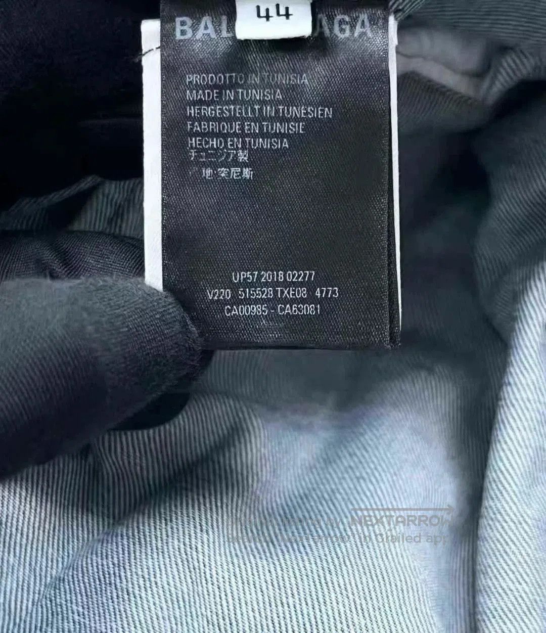 Balenciaga Balenciaga Blue Denim Jacket Double B Logo. Size US M / EU 48-50 / 2 - 4 Thumbnail