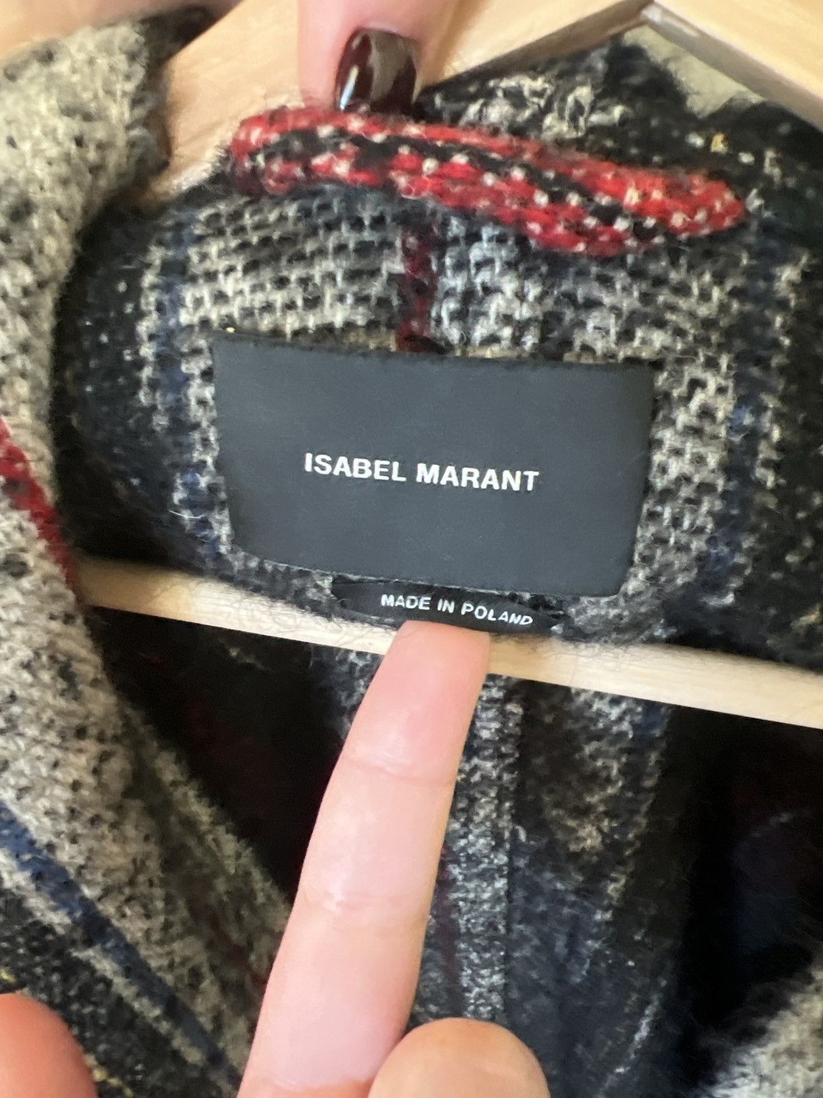 Designer × Isabel Marant Isabel marant stripped wool-blend hoodie coat Size XS / US 0-2 / IT 36-38 - 4 Thumbnail