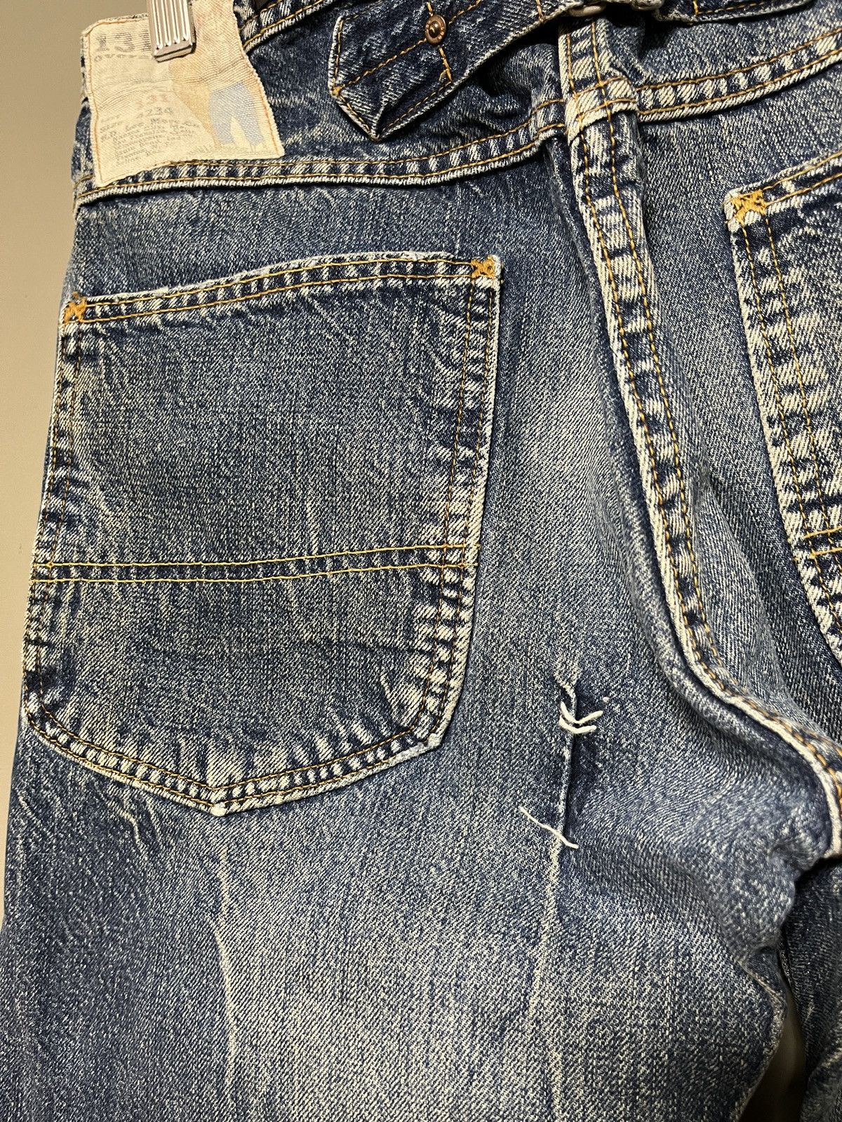 Lee Lee 101 131 Cowboy 30’s Repro Buckle Back Sanforized Jeans Size US 28 / EU 44 - 13 Thumbnail