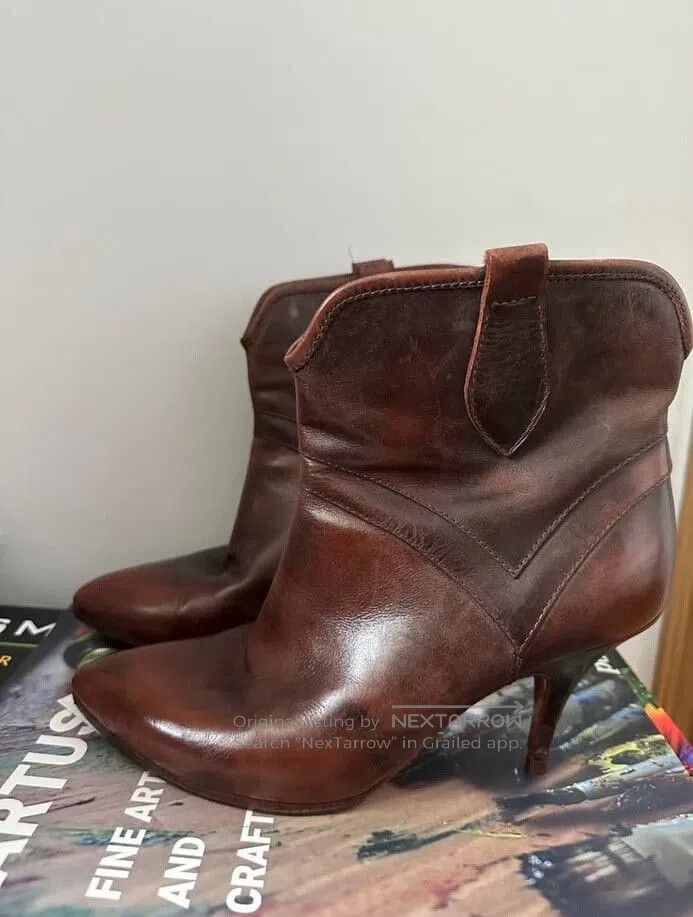 Maison Margiela Maison Margiela Vintage Leather Boots. Size US 4.5 / IT 34.5 - 3 Thumbnail