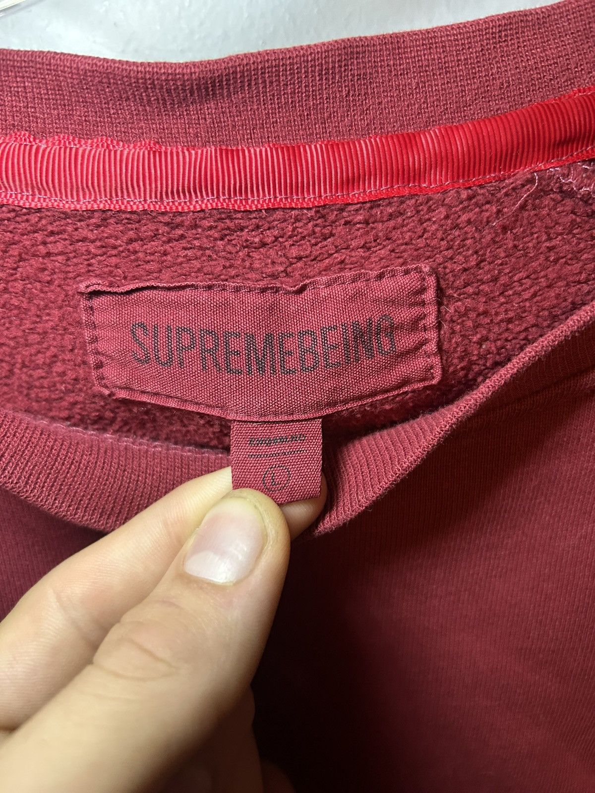 SUPREMEBEING Supremebeing chainstitch logo crewneck sweatshirt Size US L / EU 52-54 / 3 - 3 Thumbnail