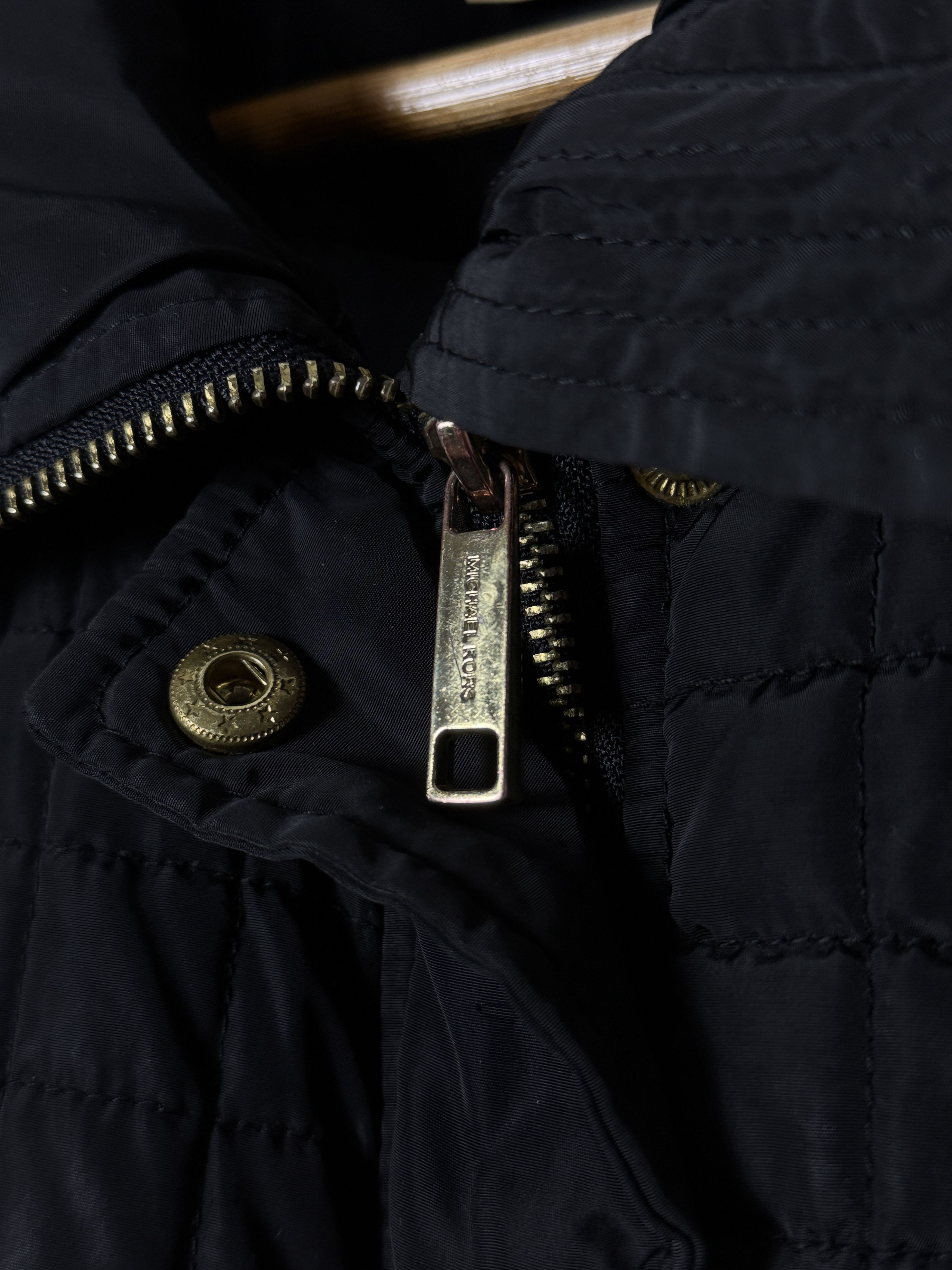 Michael Kors Michael Kors quilted women’s jacket black with gold details Size L / US 10 / IT 46 - 4 Thumbnail