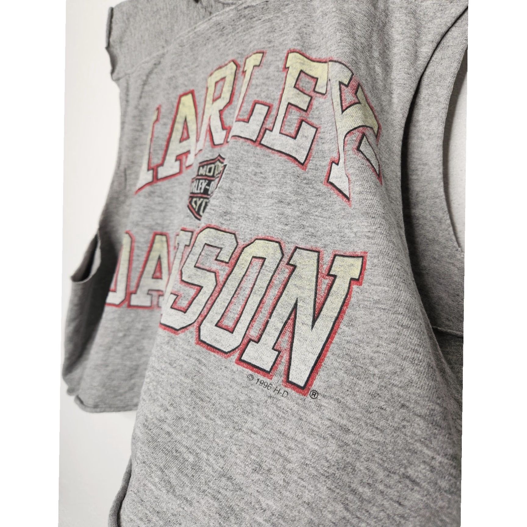 Harley Davidson VINTAGE Harley Davidson Tank Shirt Unisex Adults XL Gray Size XL / US 12-14 / IT 48-50 - 8 Thumbnail