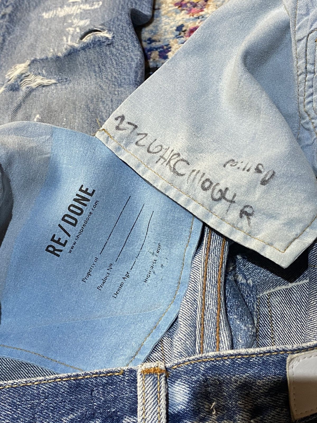 Levi's × RE/DONE LEVIS RE/DONE USA RED TAB DESTROYED JEANS W29 Size US 29 - 21 Thumbnail