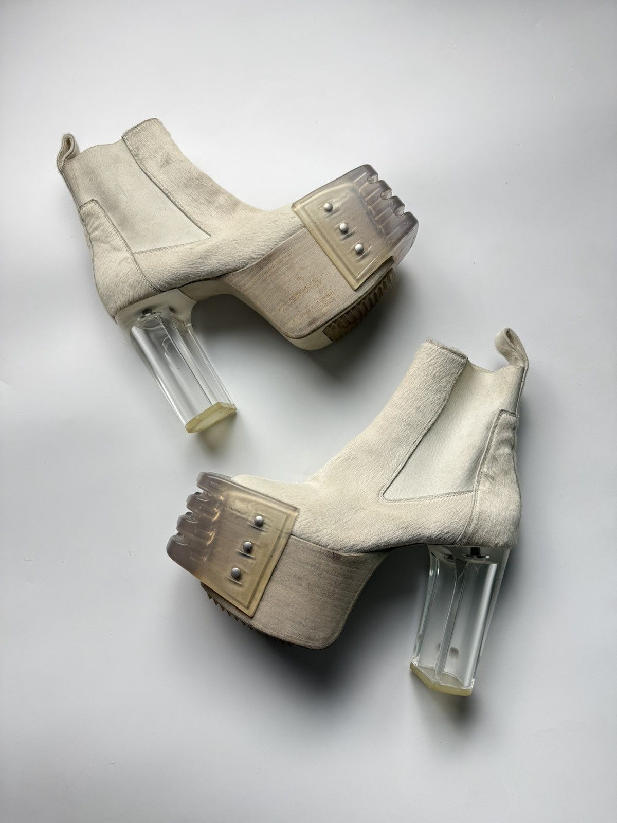 Rick Owens Rick Owens Grill Kiss Ponyhair Boots Size US 6 / IT 36 - 2 Thumbnail