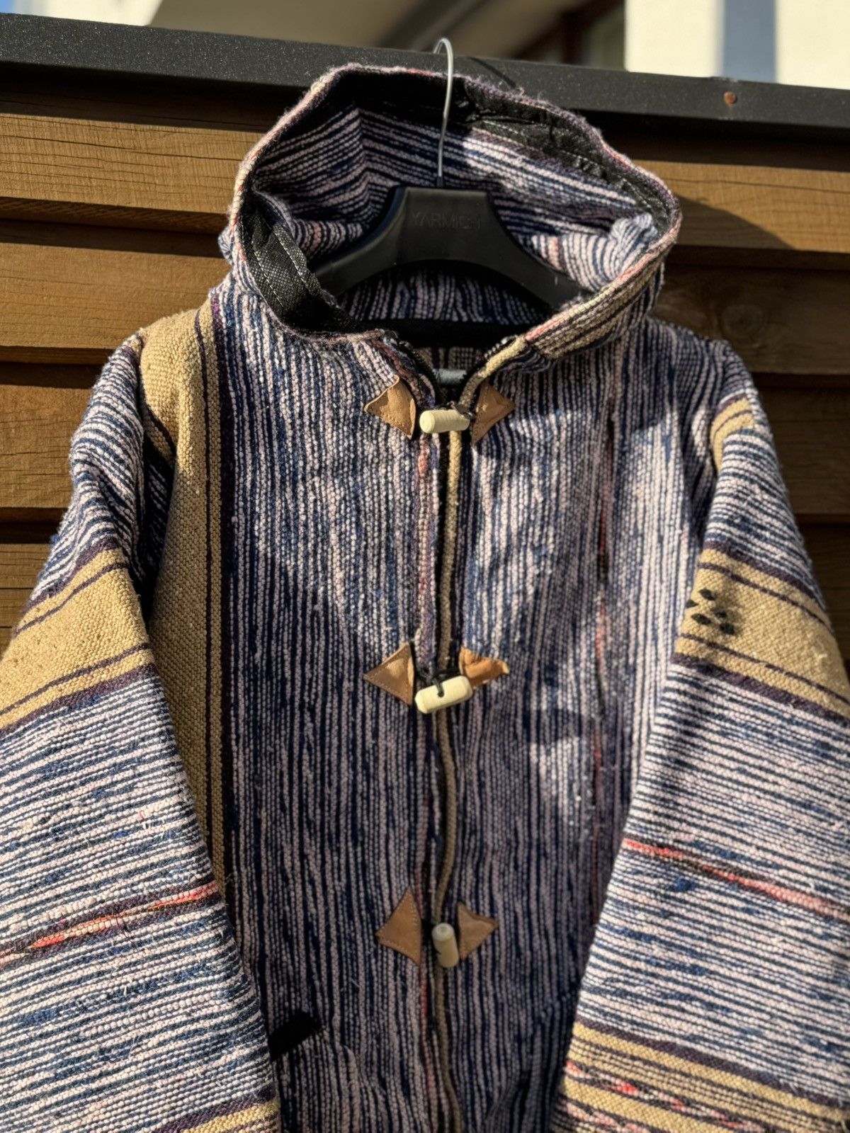 Vintage Vintage 90s Moroccan Barbarian Wool Jacket 3D Knitwear Size US XL / EU 56 / 4 - 3 Thumbnail