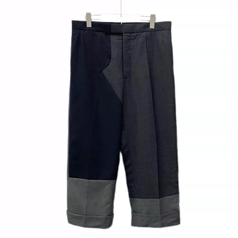 Thom Browne Thom browne Size 3 Color-blocked wool stitching design cas Size US 36 / EU 52 - 1 Thumbnail
