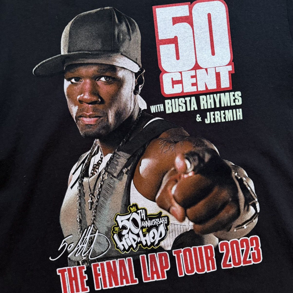 50 Cent 50 Cent The Final Lap Tour T-Shirt Size US L / EU 52-54 / 3 - 5 Thumbnail