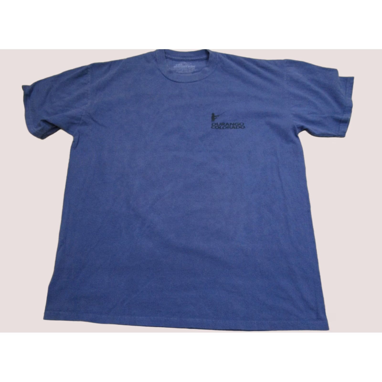 The Mountain The Mountain Shirt Men Large Blue Short Sleeve Cotton Graphic Print Logo T-Shirt For Outdoor Quotes Shirt Mens Size US L / EU 52-54 / 3 - 1 Thumbnail