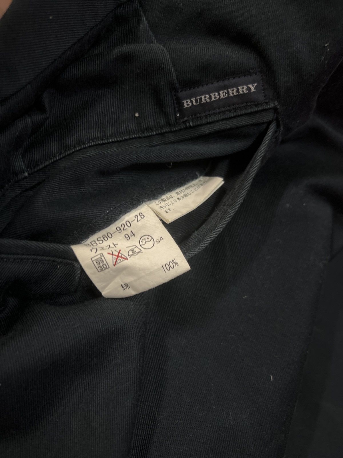 Burberry BURBERRY COTTON PANTS SIZE 36 Size US 36 / EU 52 - 10 Thumbnail