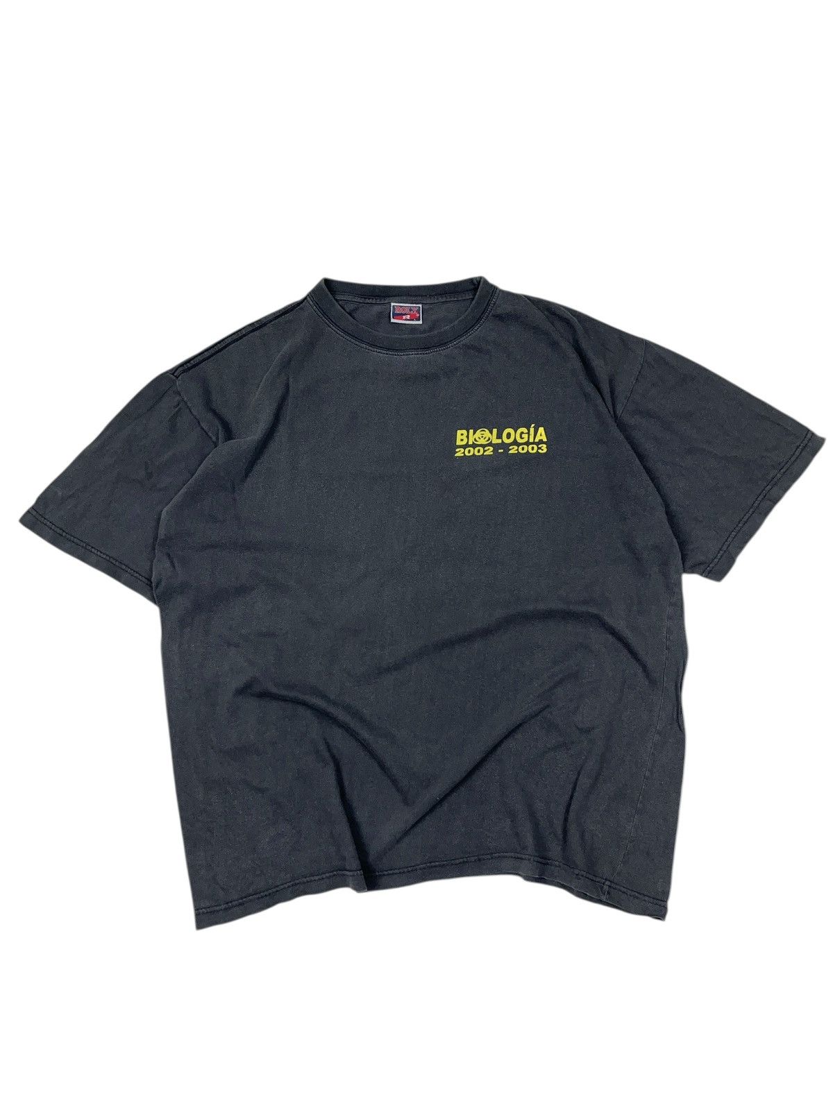 Vintage Vintage 2002 Peligro Biologico Biohazard Biology T-Shirt Size US L / EU 52-54 / 3 - 2 Thumbnail